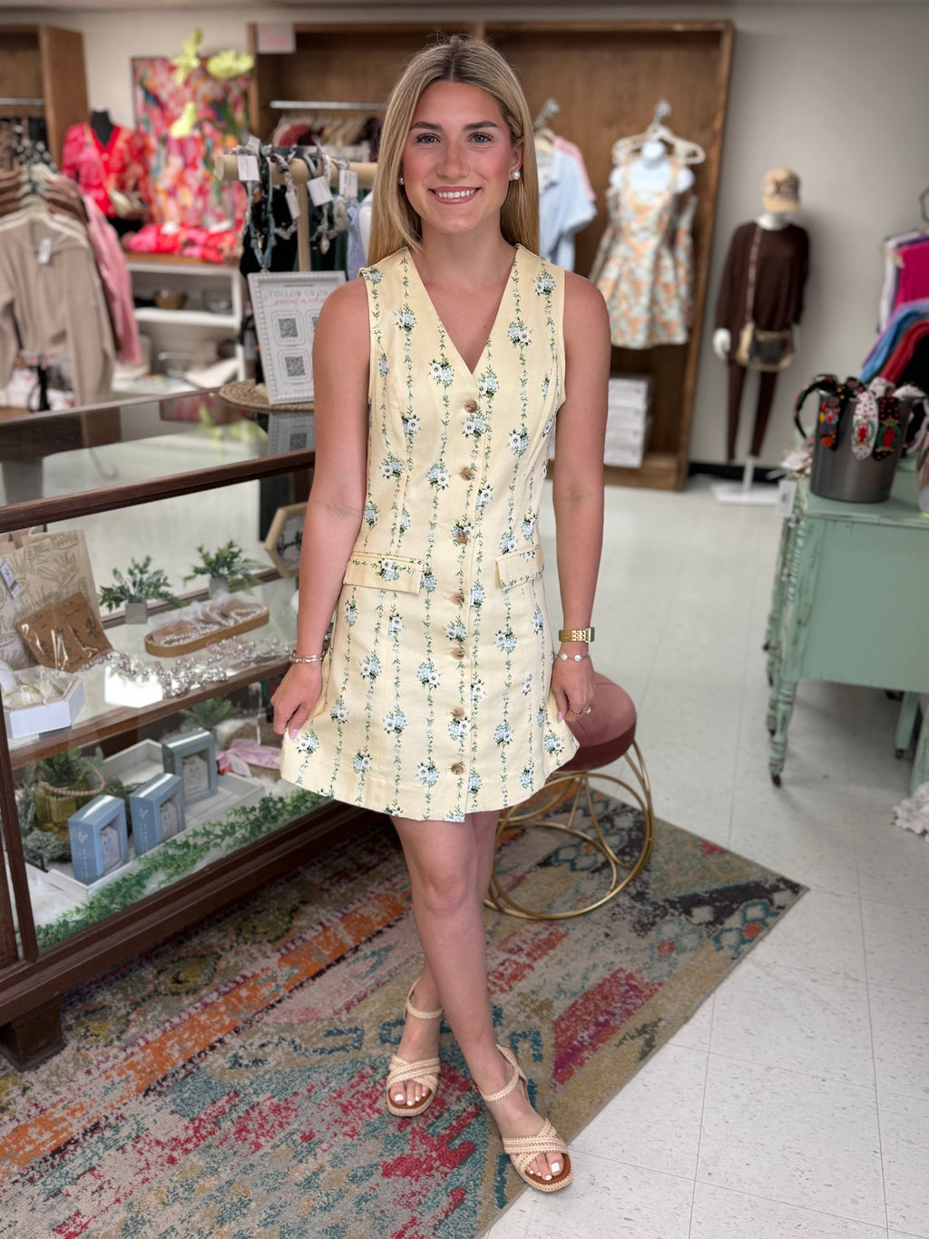 Main Squeeze Patterned Dress