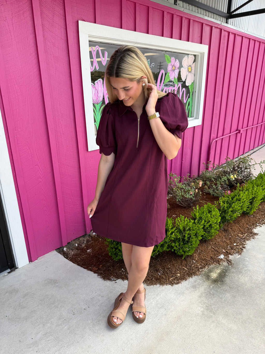 Cabernet Charm Dress