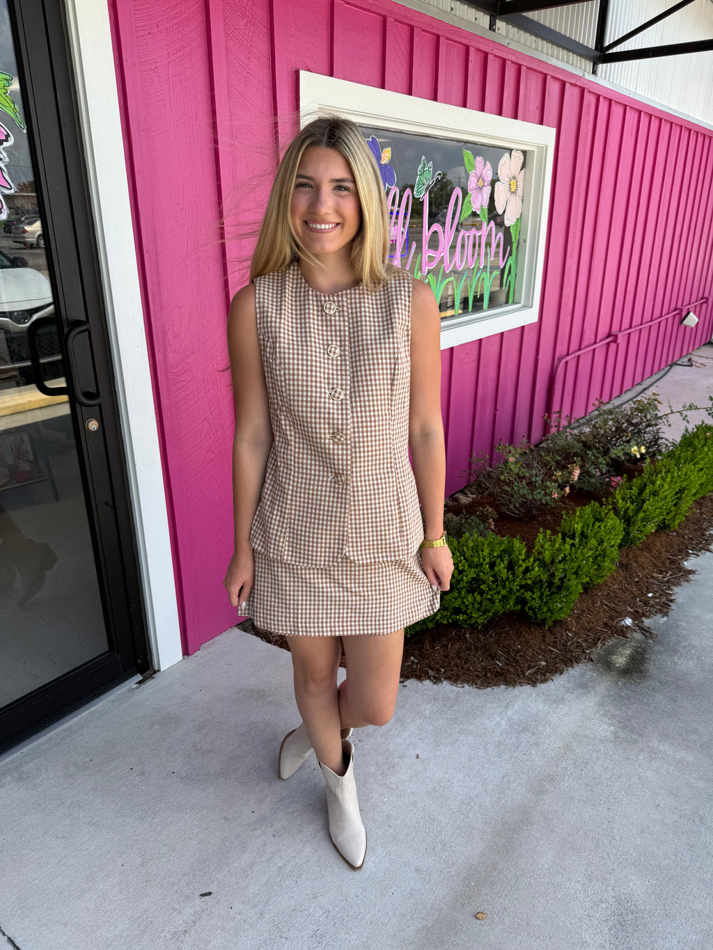Gingham & Grace Romper