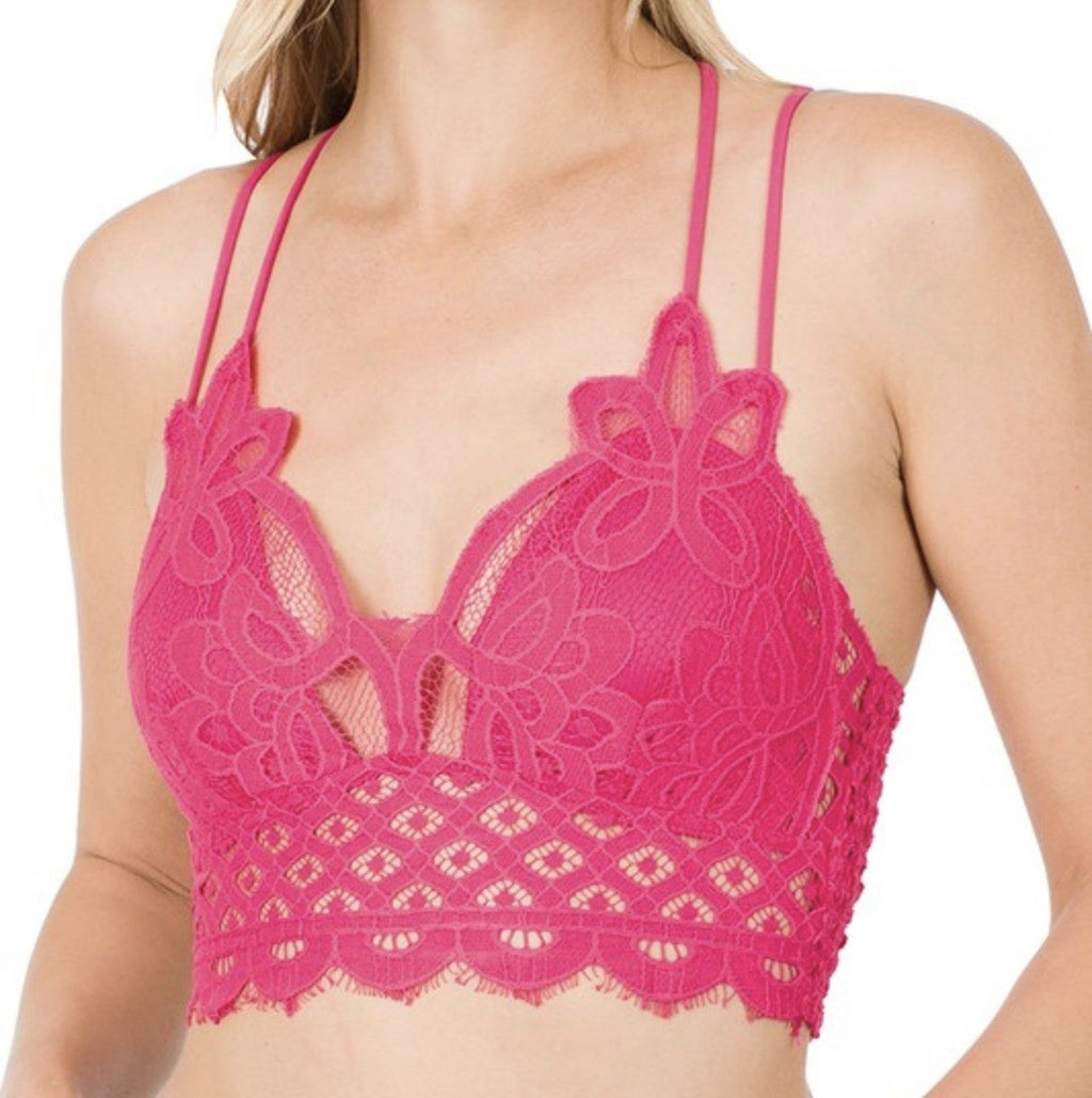 Plus Crochet Lace Bralette *Final Sale*