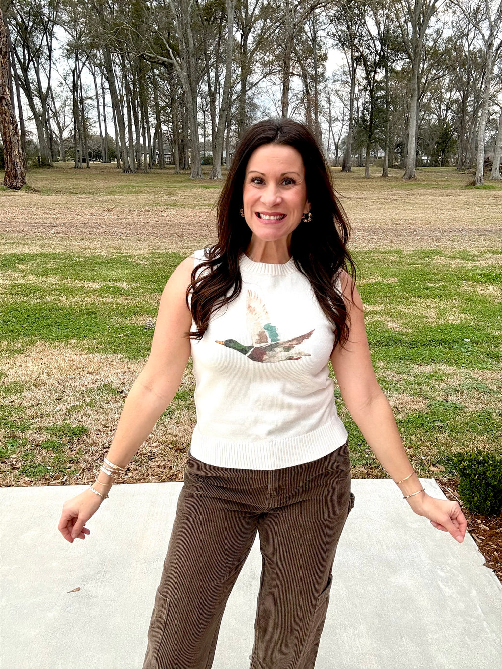 Mallard in Flight Knit Top