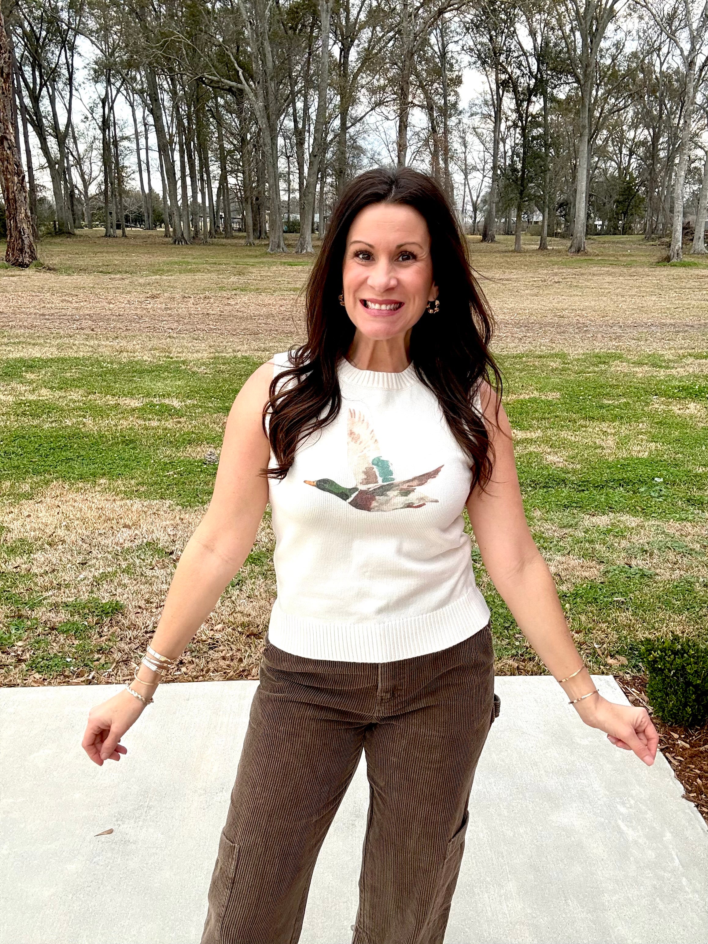 Mallard in Flight Knit Top