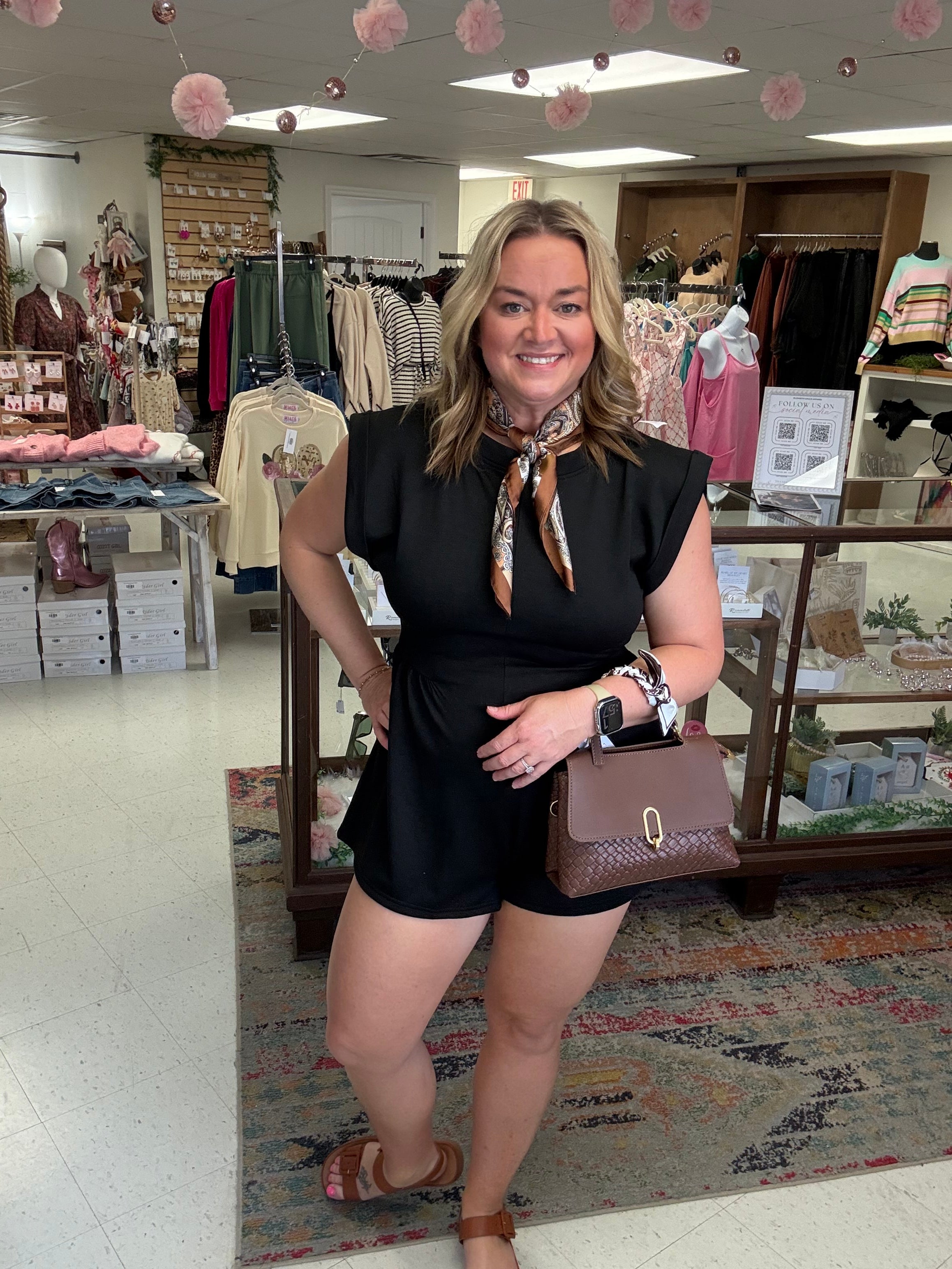 The "Icon" Open-Back Romper