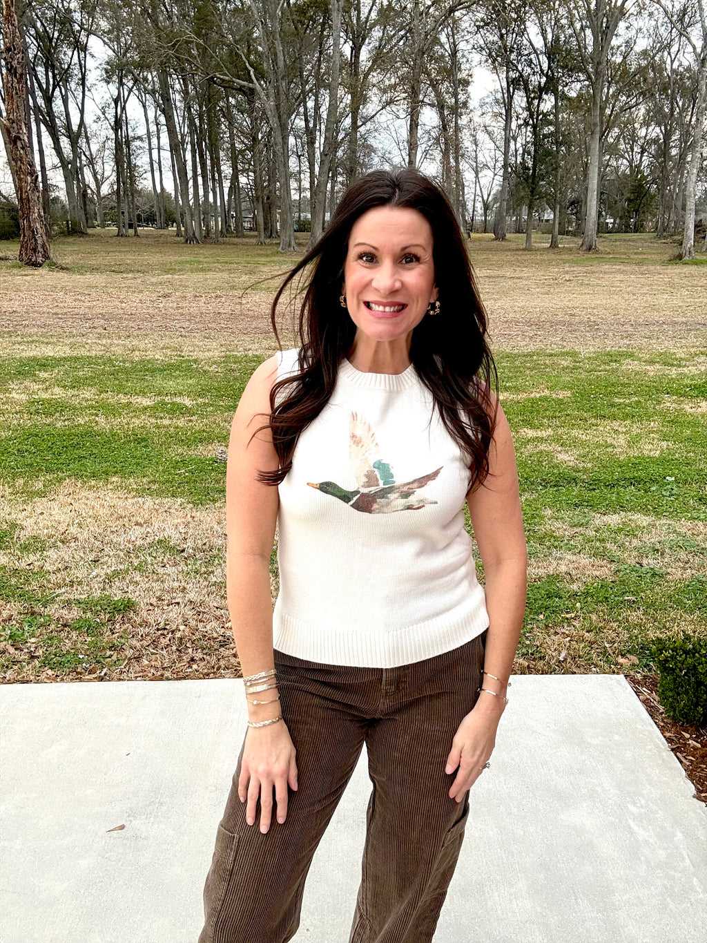 Mallard in Flight Knit Top