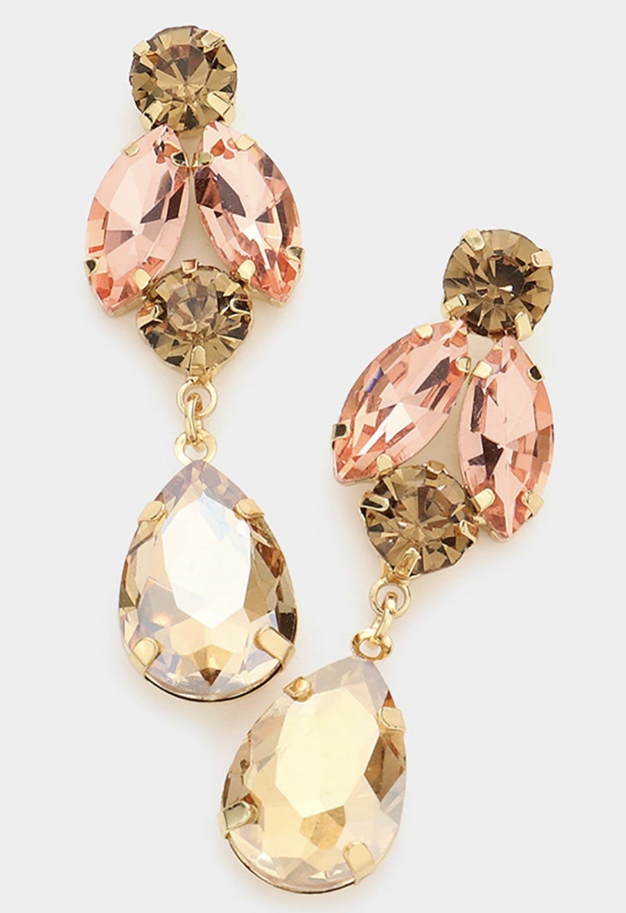 Maddi Multi Stone Link Earrings