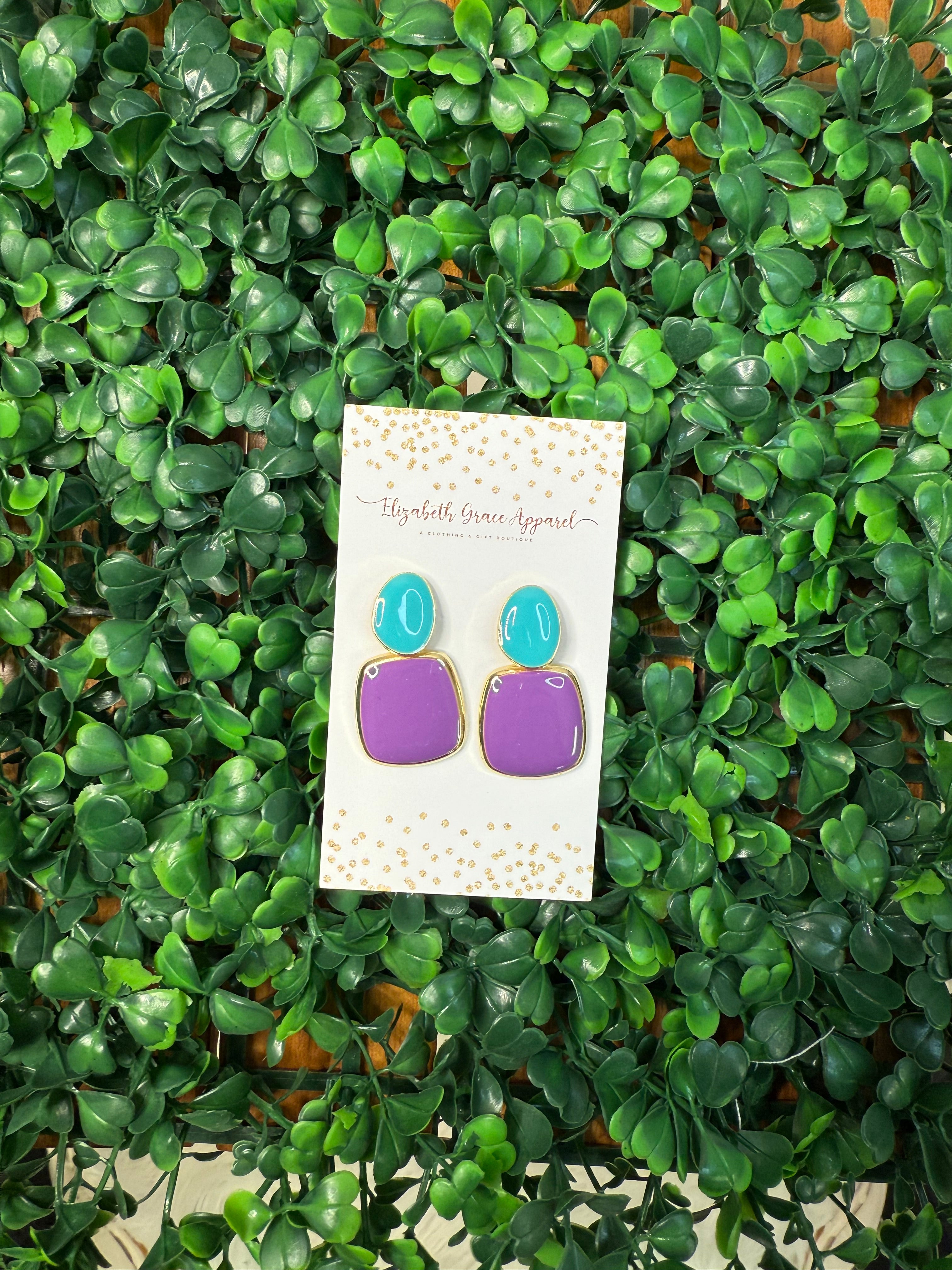 Lagoon Luxe Colorblock Earrings