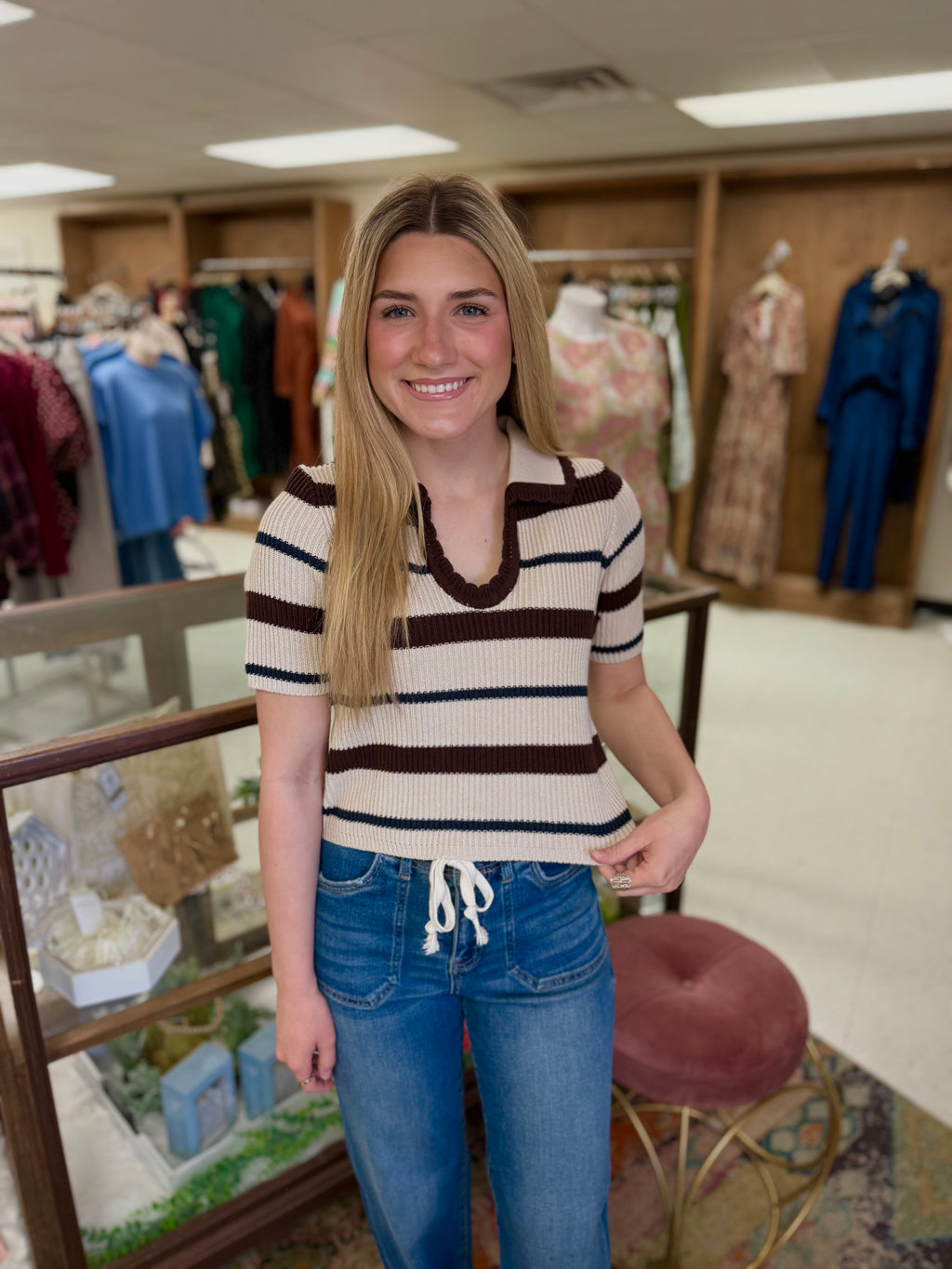 The Harbor Stripe Knit Top