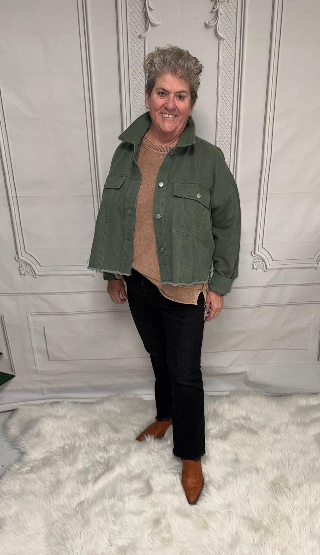 Frayed Corduroy Jacket