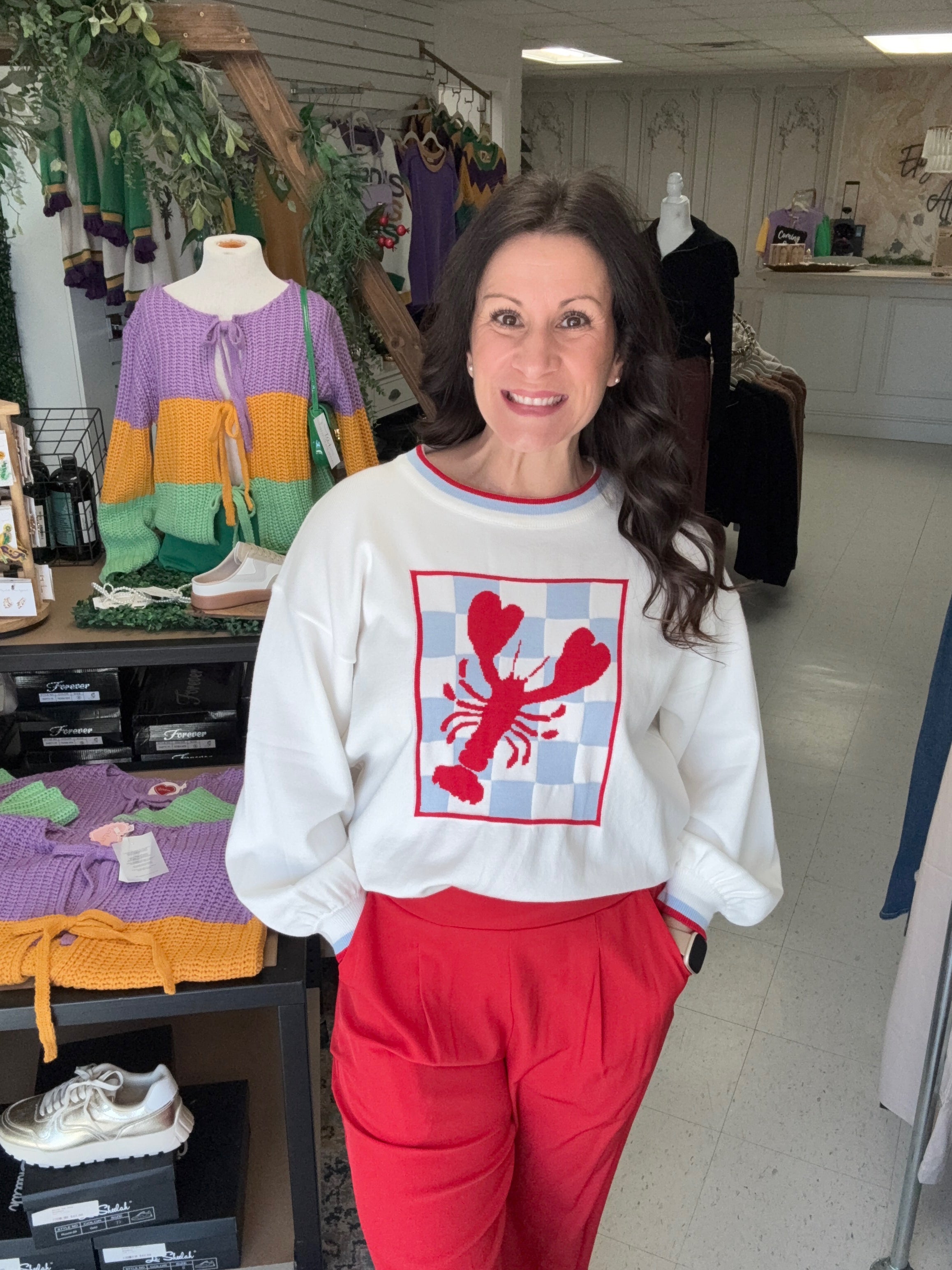 Crawfish Love Knit Sweater