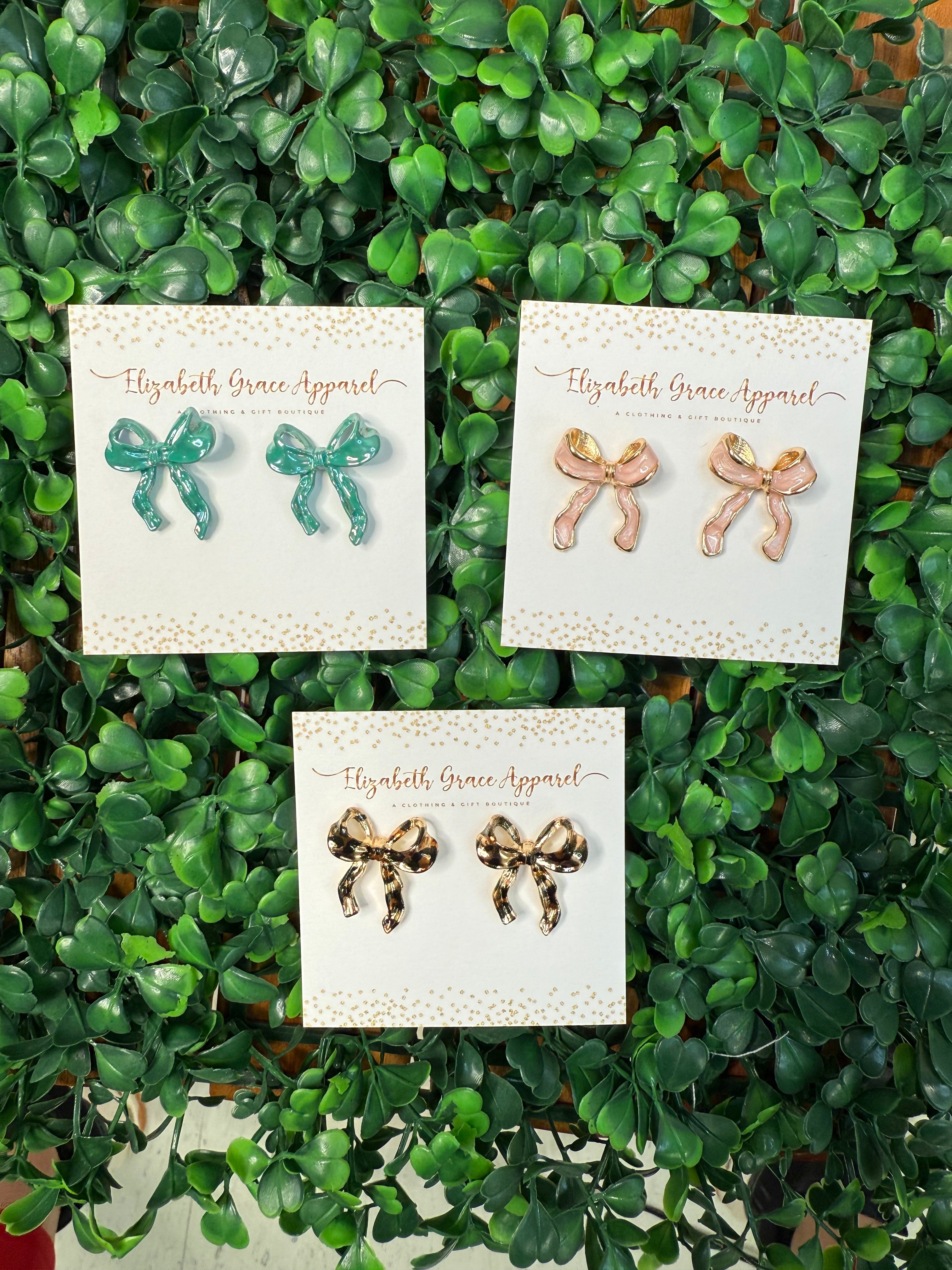 Sweet & Chic Bow Stud Earrings