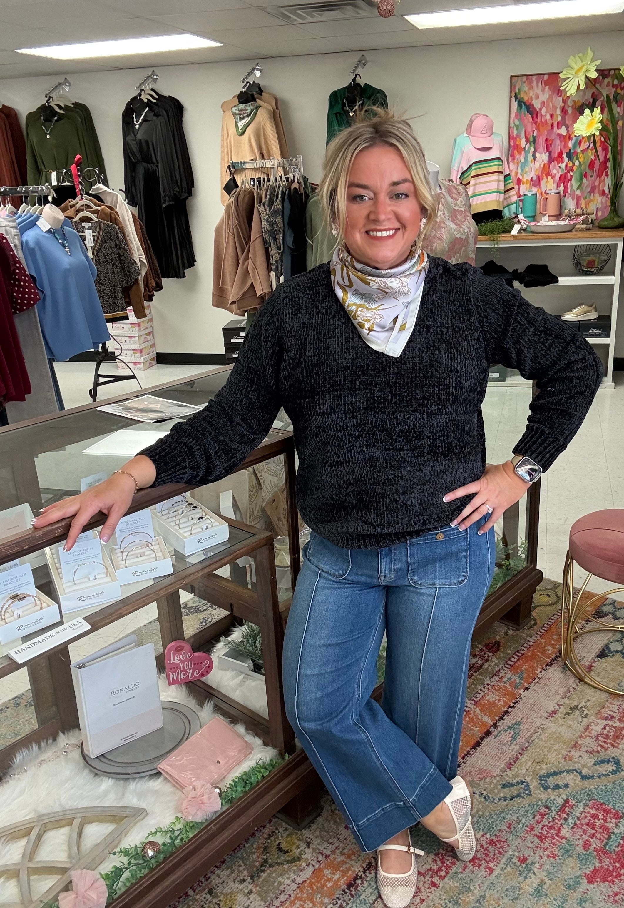 The Midnight Cozy Chenille Sweater