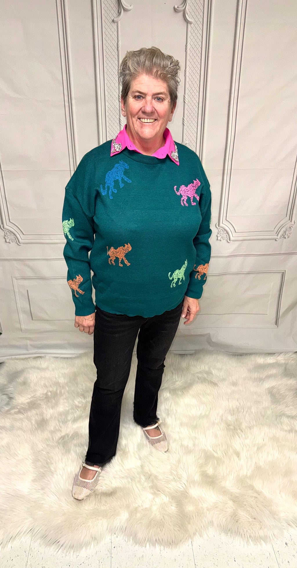 The Wild & Whimsy Leopard Sweater