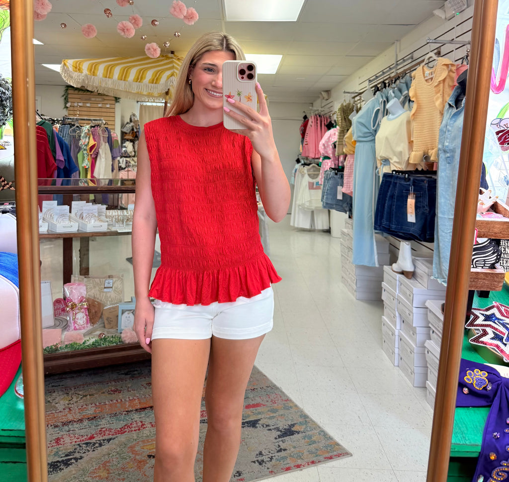 Bold & Beautiful Smocked Top