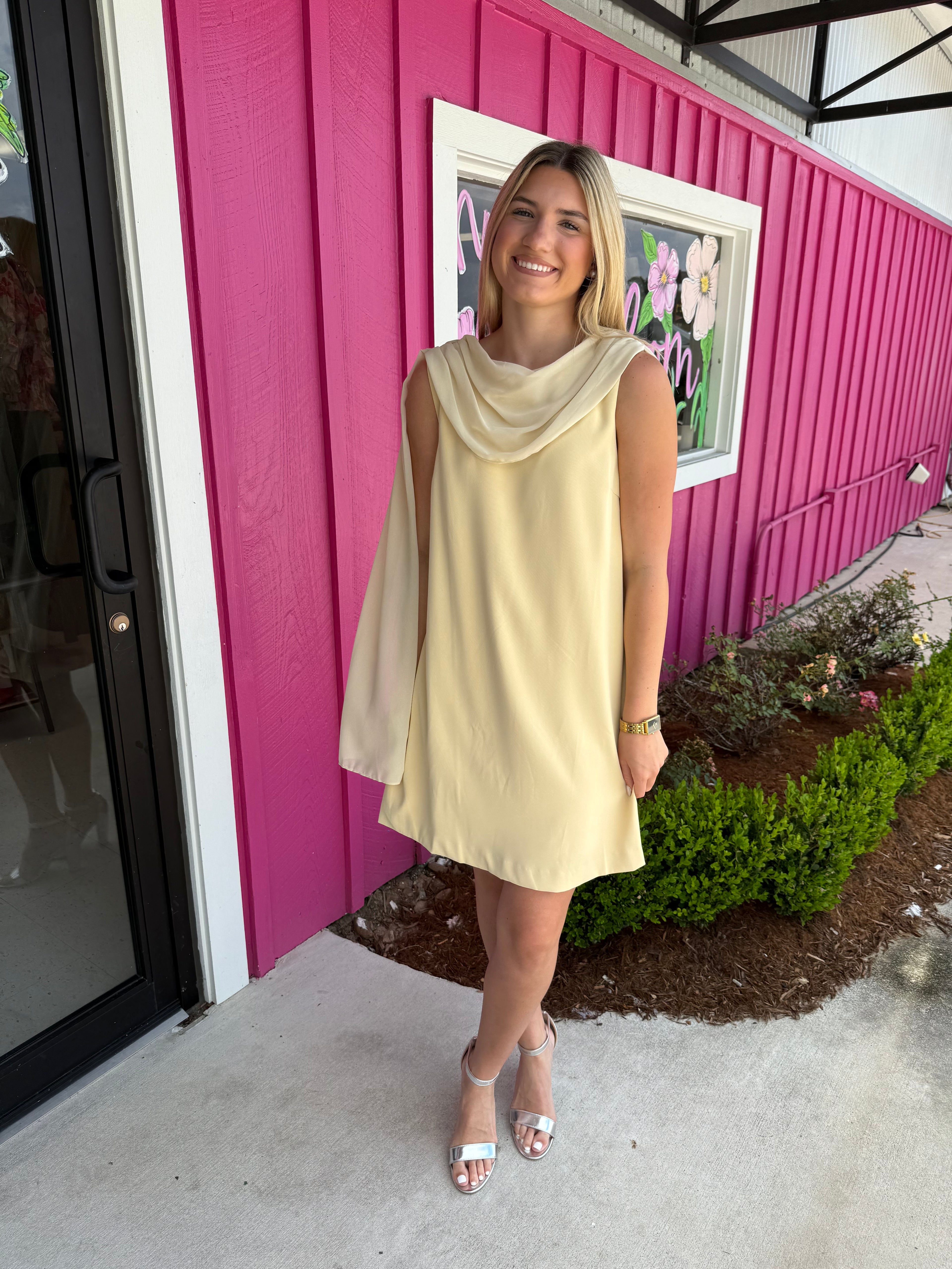 Lemon Drop Swing Dress