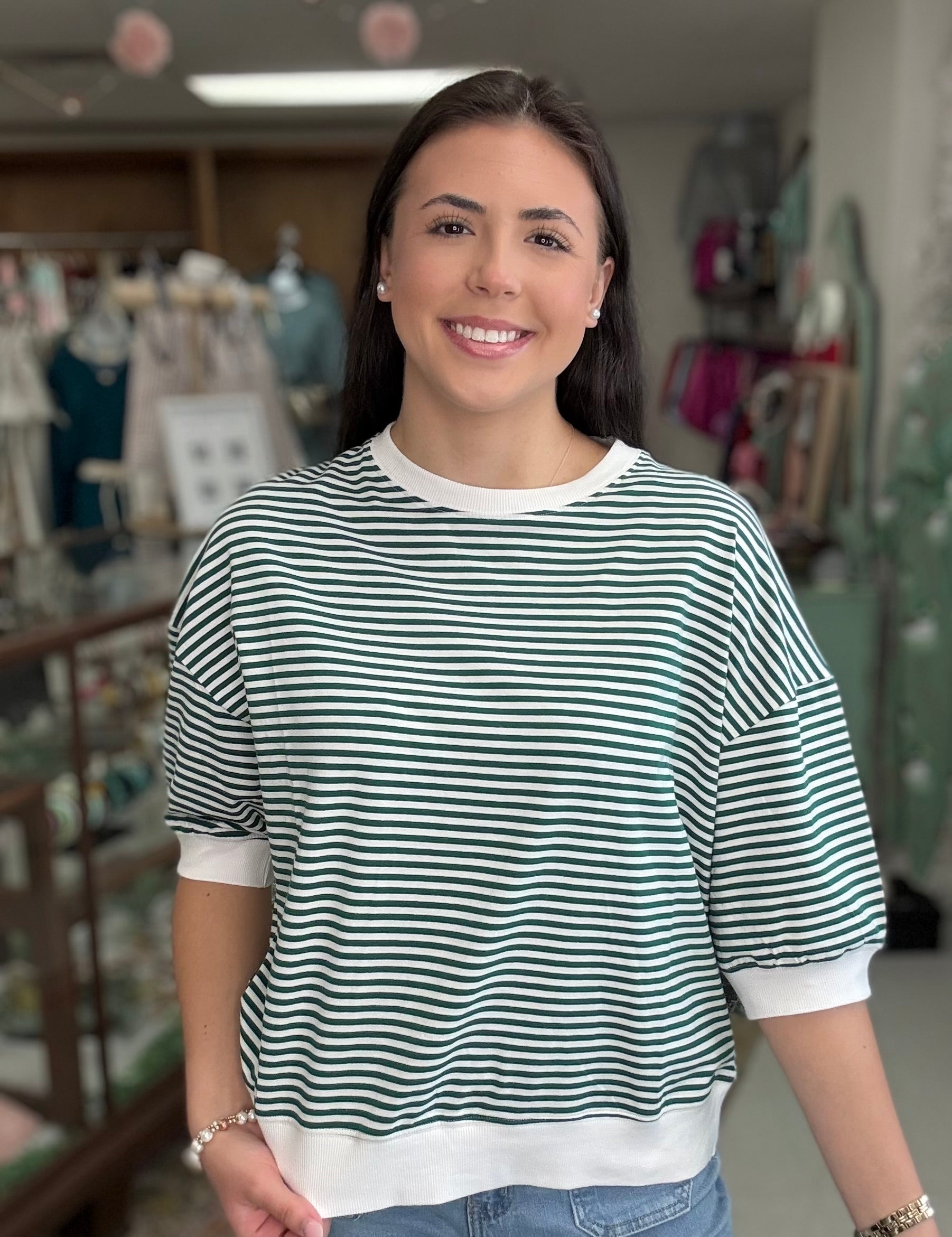 The Easy Does It Striped Top