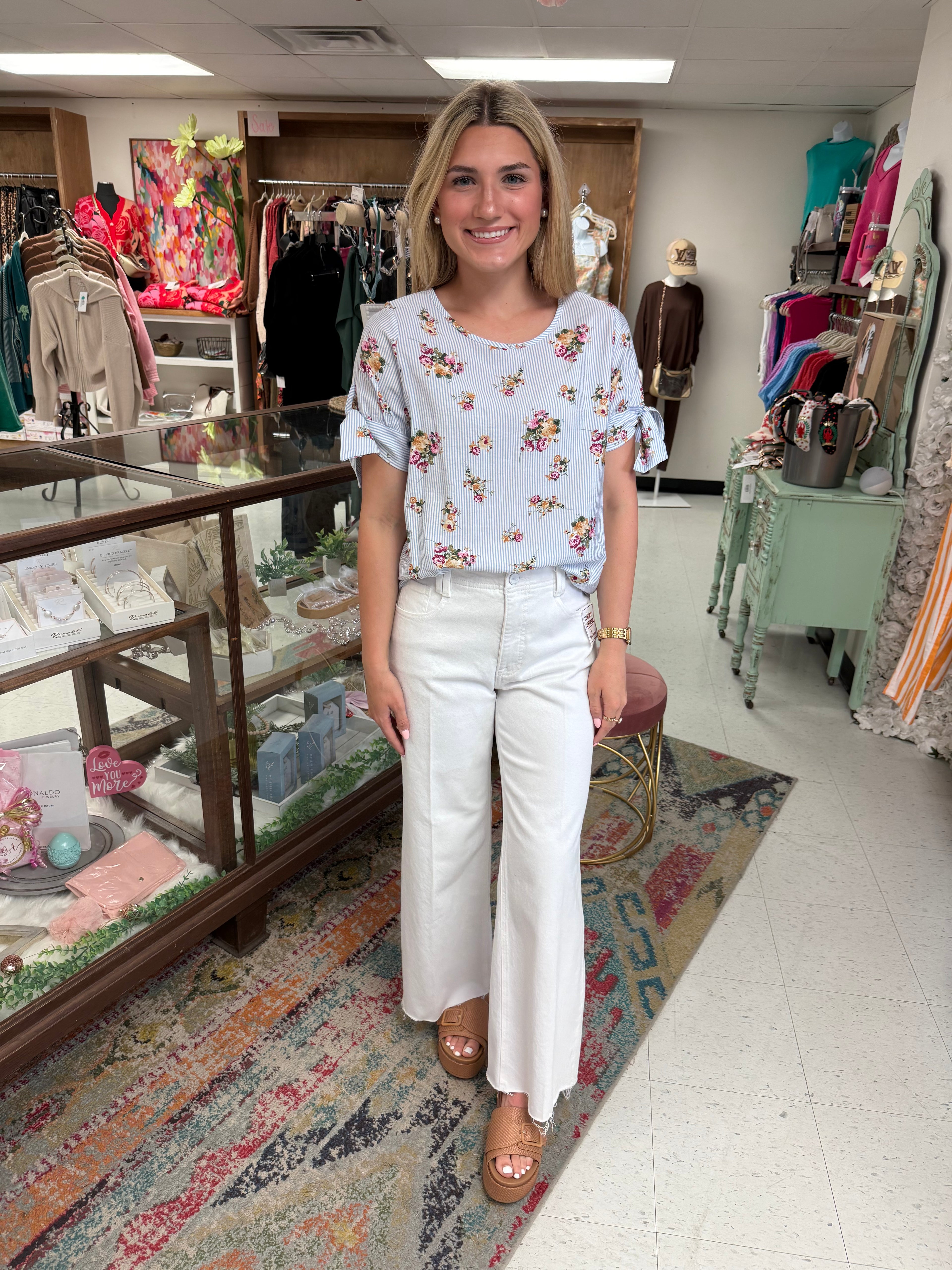 Sweet Serenity Floral Top