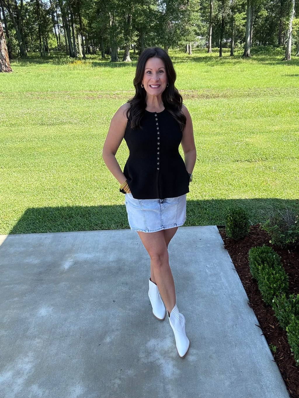 The Flirty Fit Peplum Top
