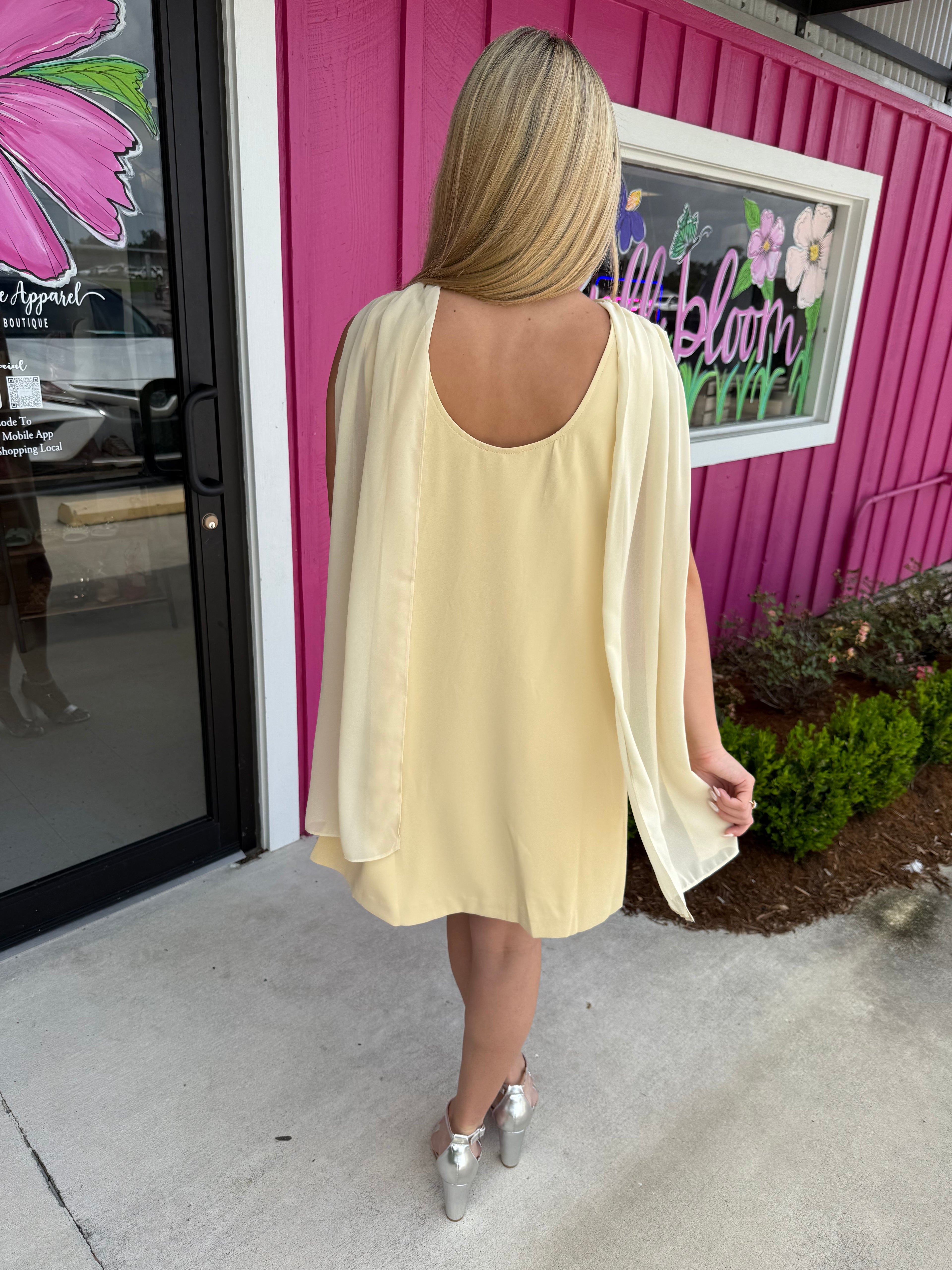 Lemon Drop Swing Dress