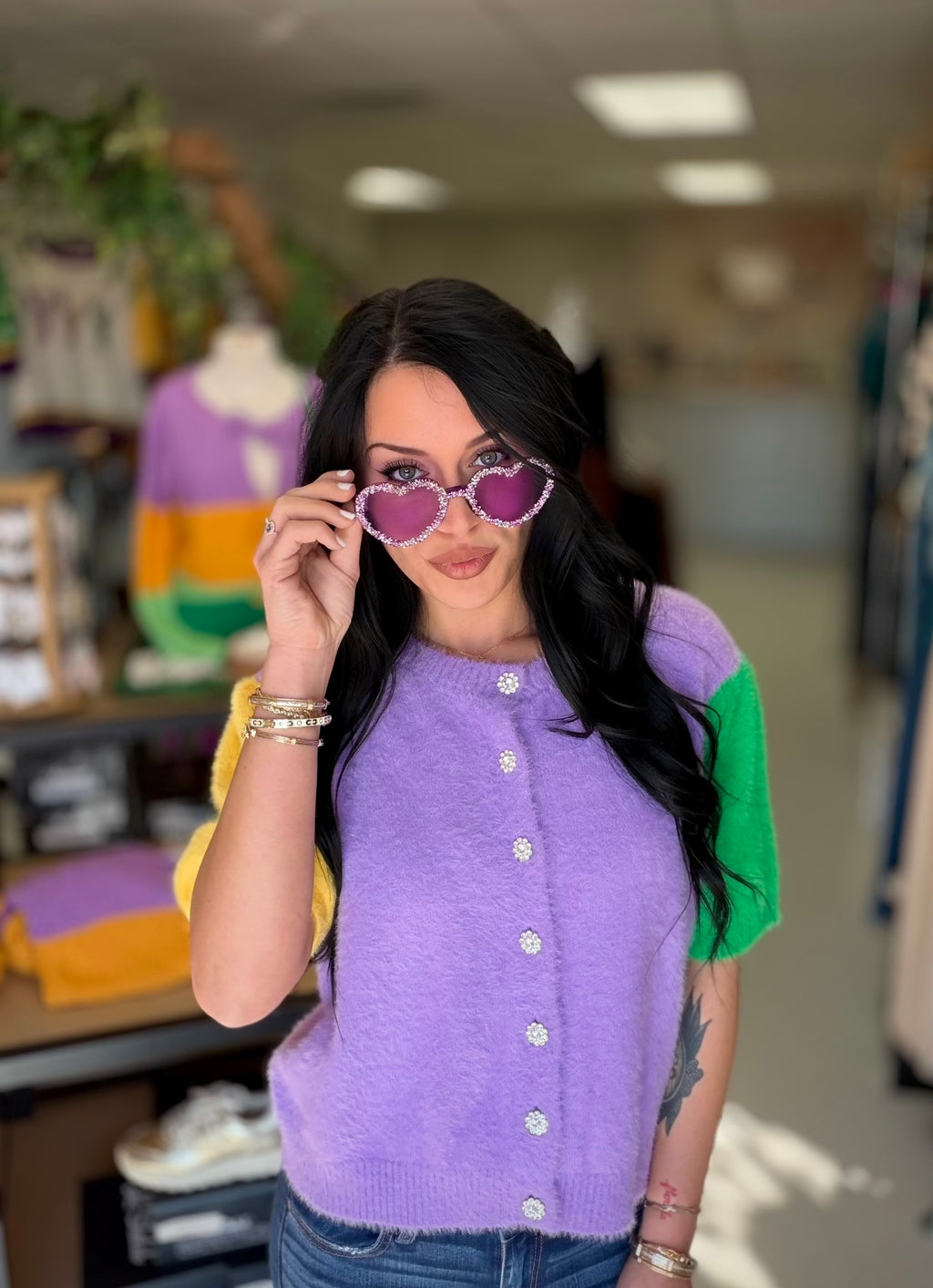 The Color Me Cute Cardigan Top