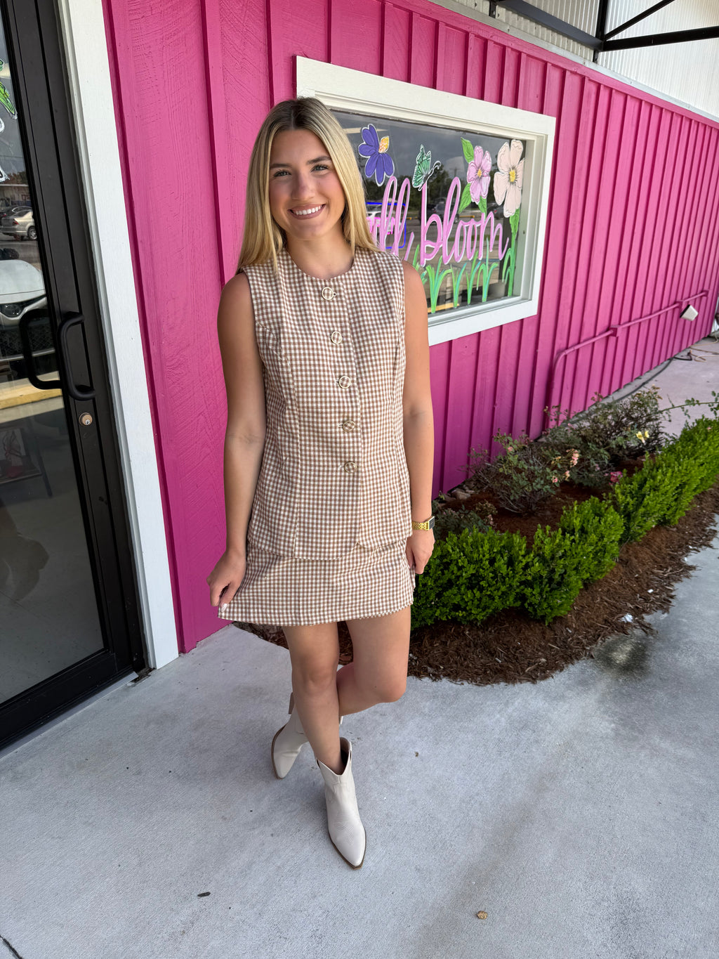 Gingham & Grace Romper