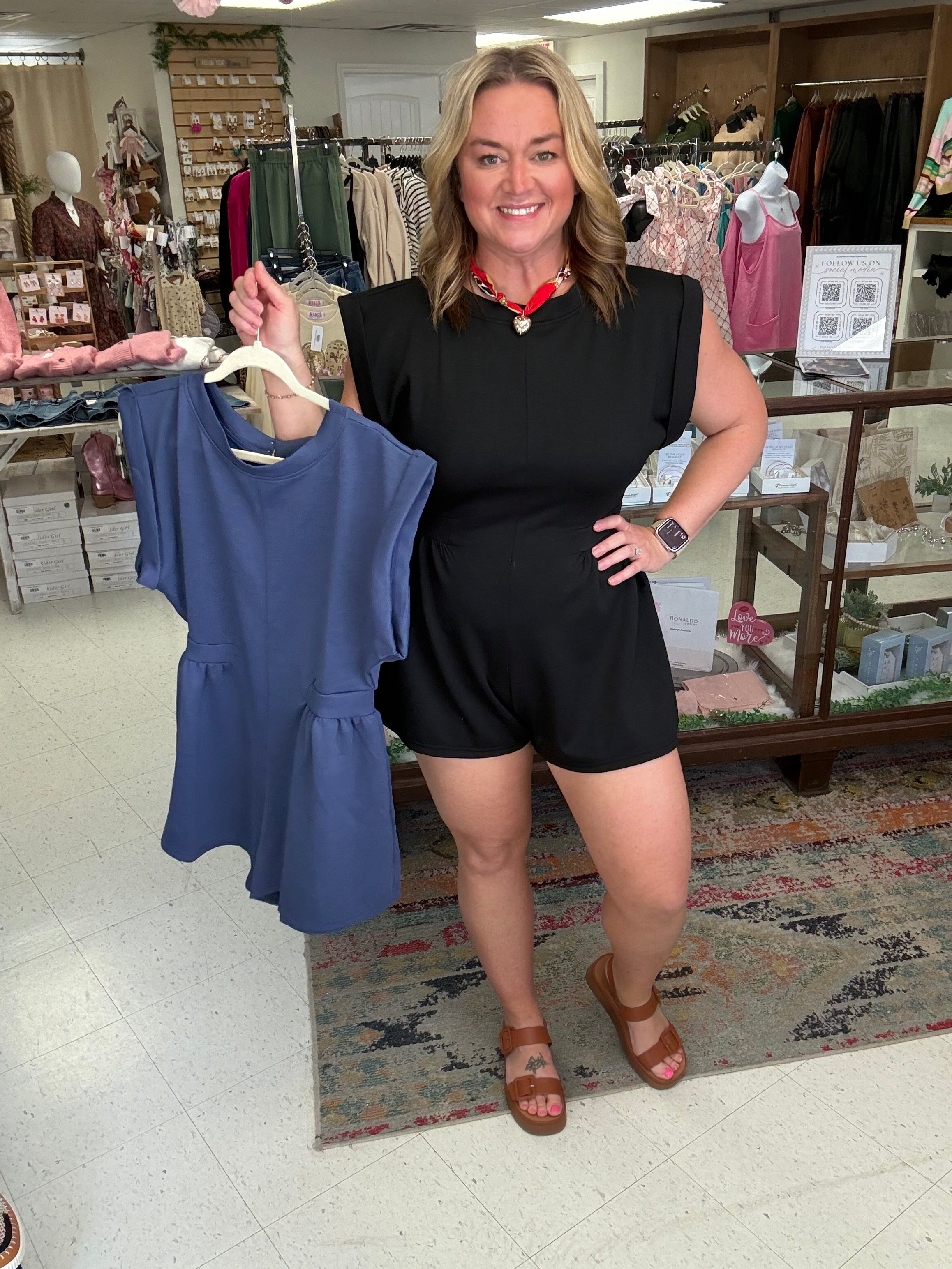 The "Icon" Open-Back Romper