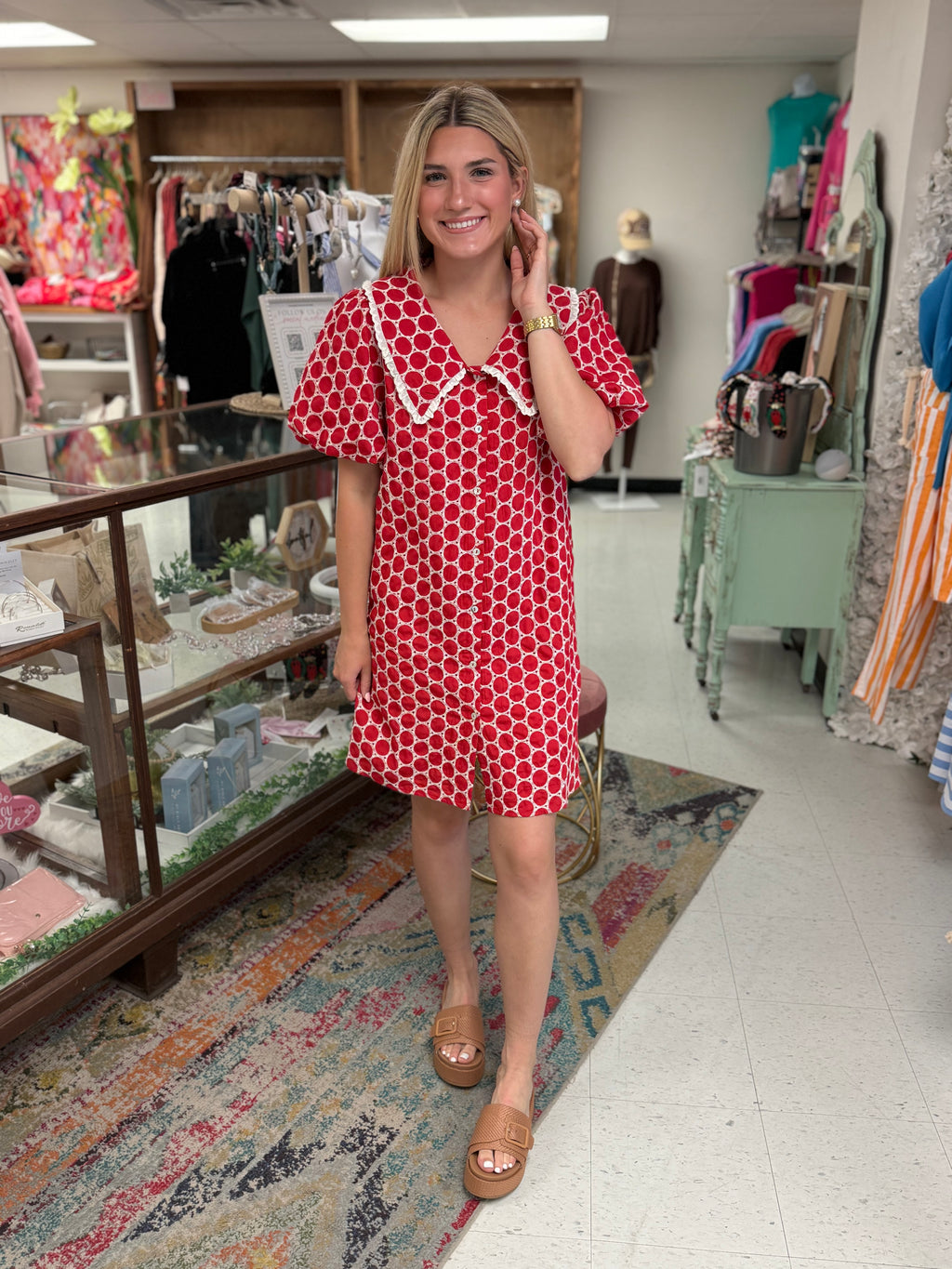 Sunday Brunch Sweetheart Dress