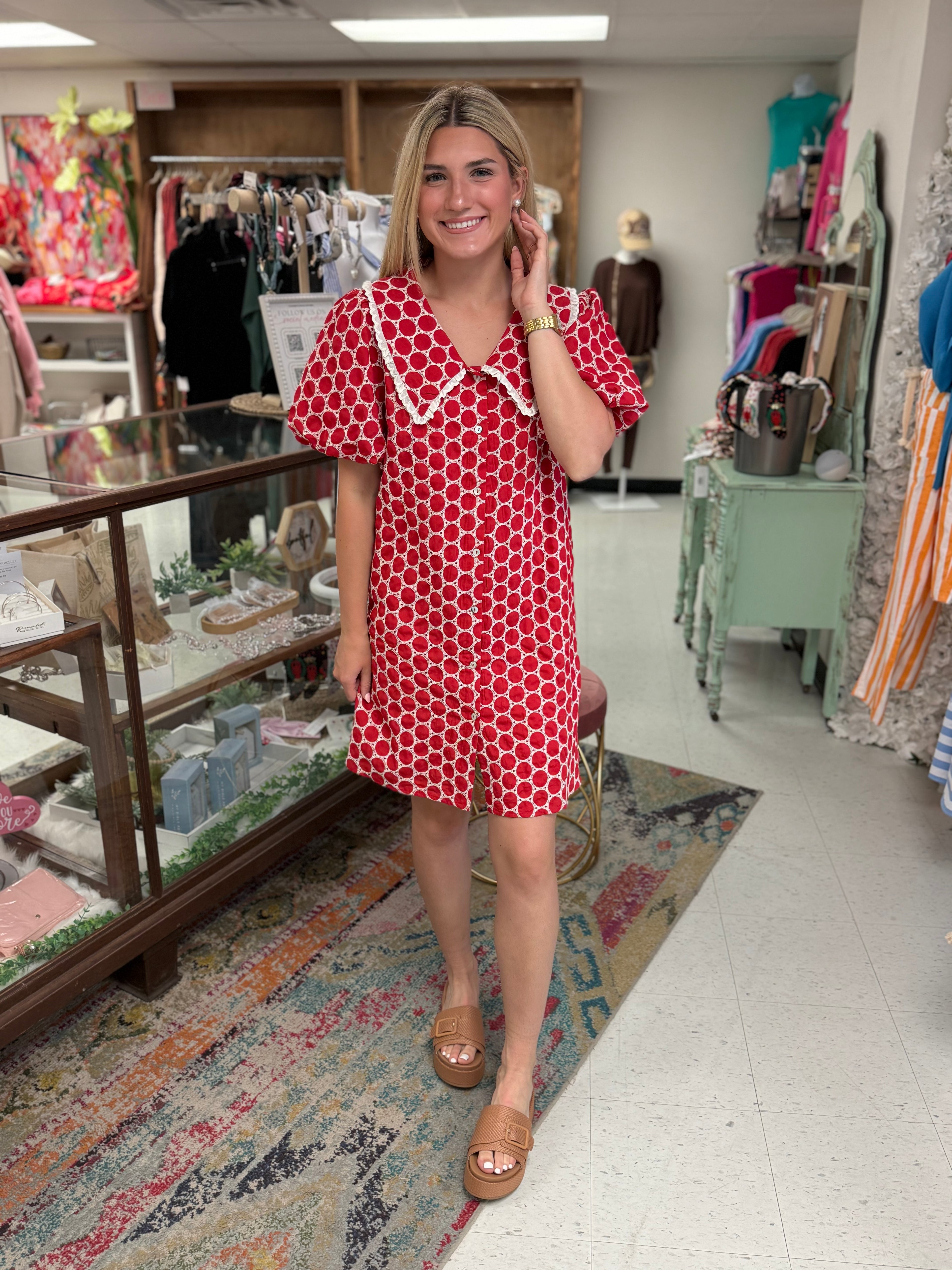 Sunday Brunch Sweetheart Dress