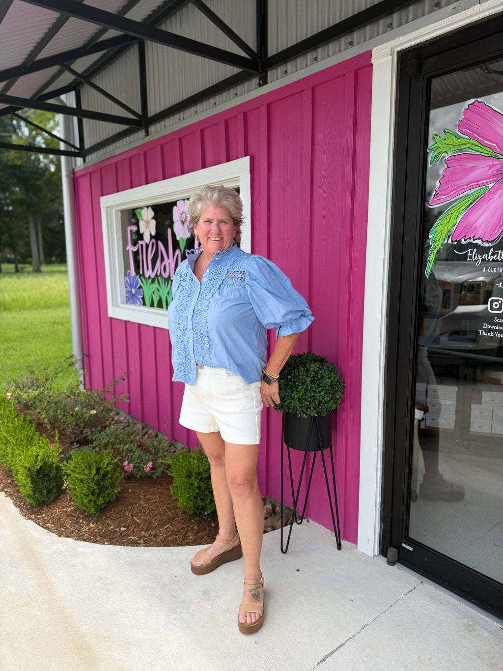 Southern Charm Lace Blouse