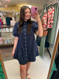 Midnight Magnolia Dress