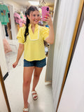 Buttercup Bliss Top