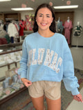 Lulu Mac Light Blue Camo Sweatshirt