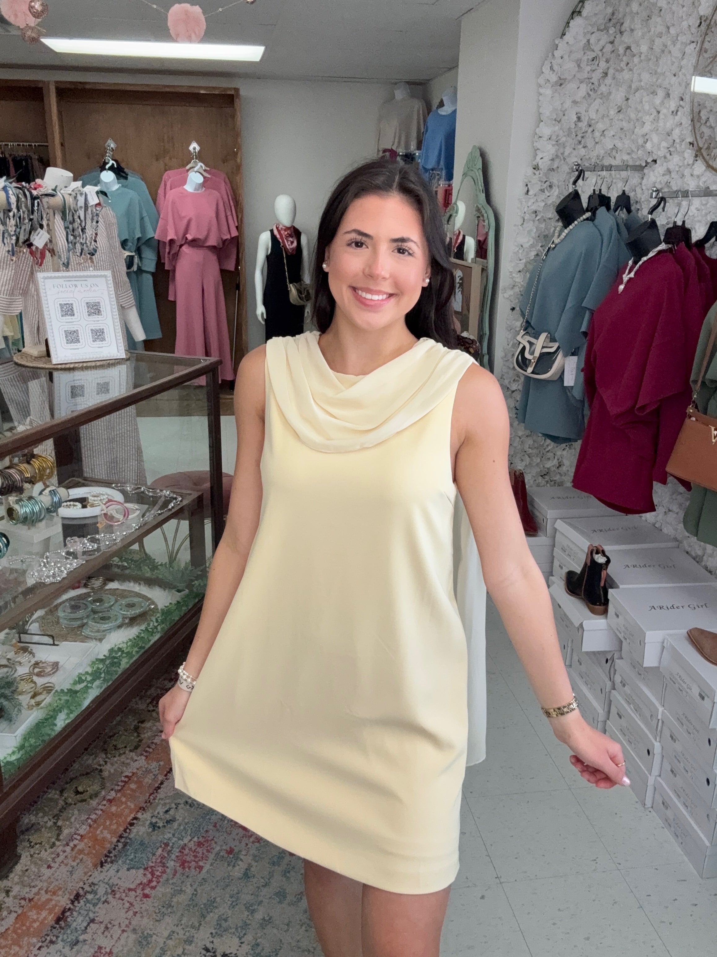 Lemon Drop Swing Dress