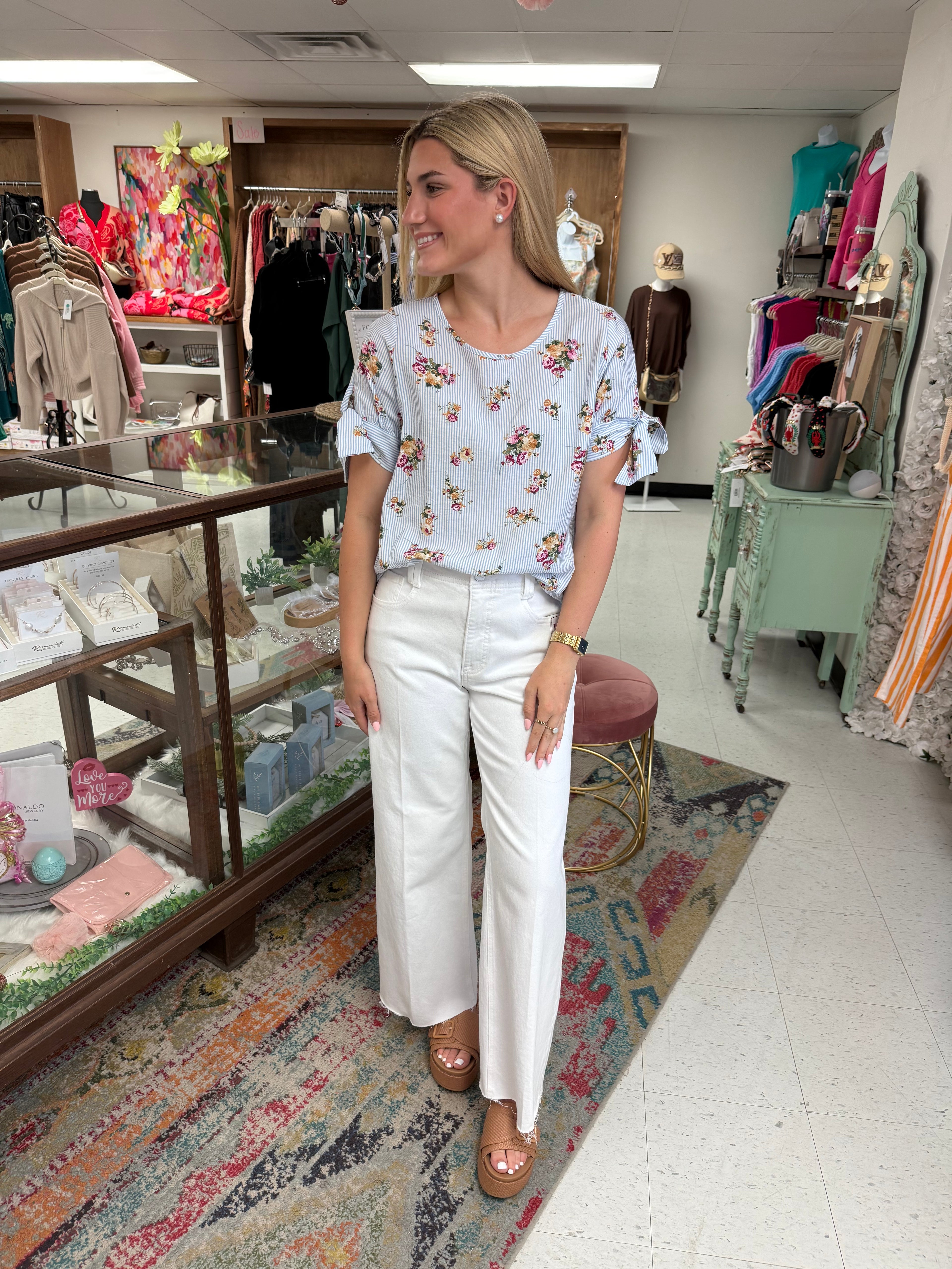 Sweet Serenity Floral Top