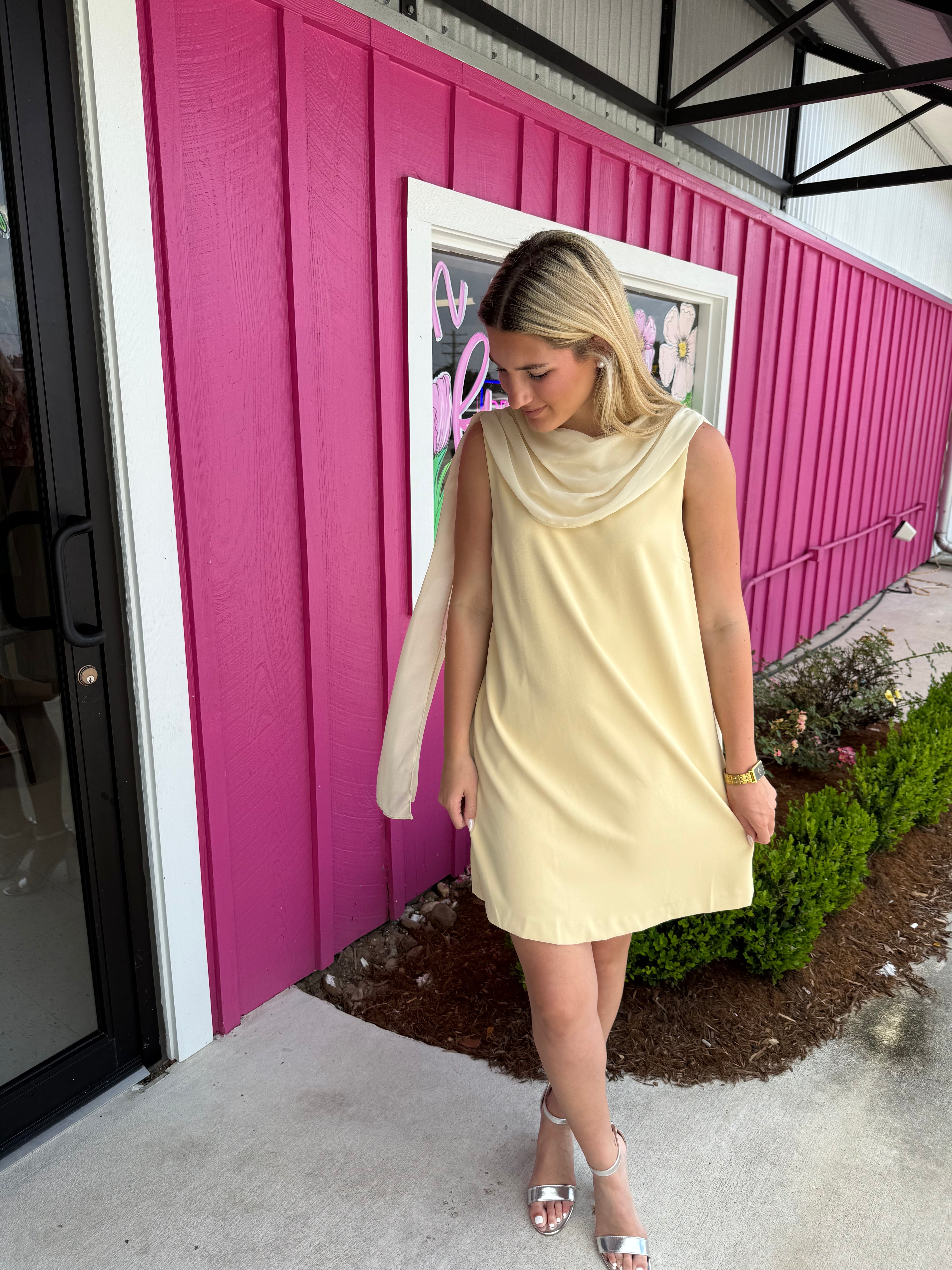 Lemon Drop Swing Dress