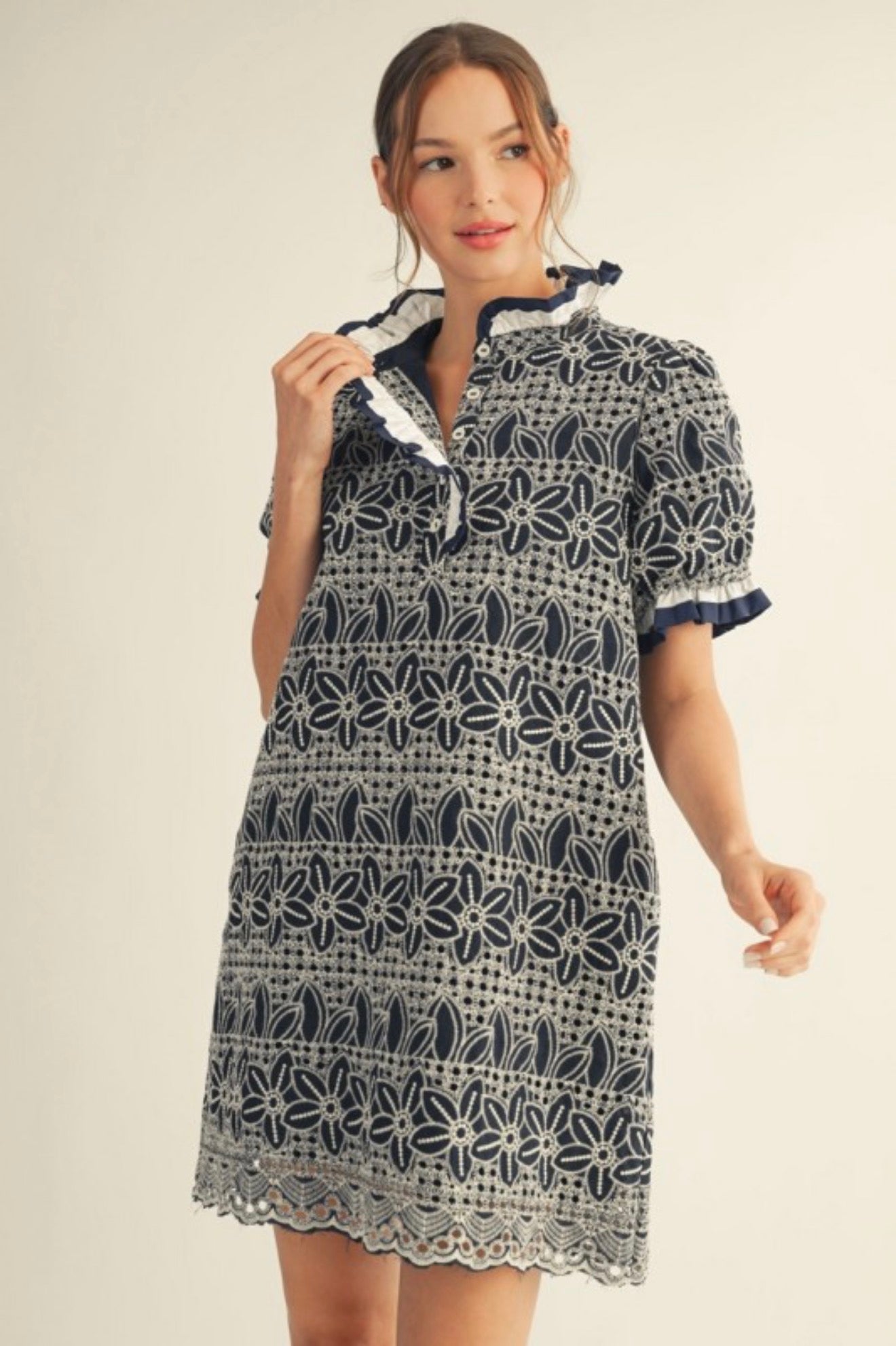 Sweet Blue Magnolia Dress