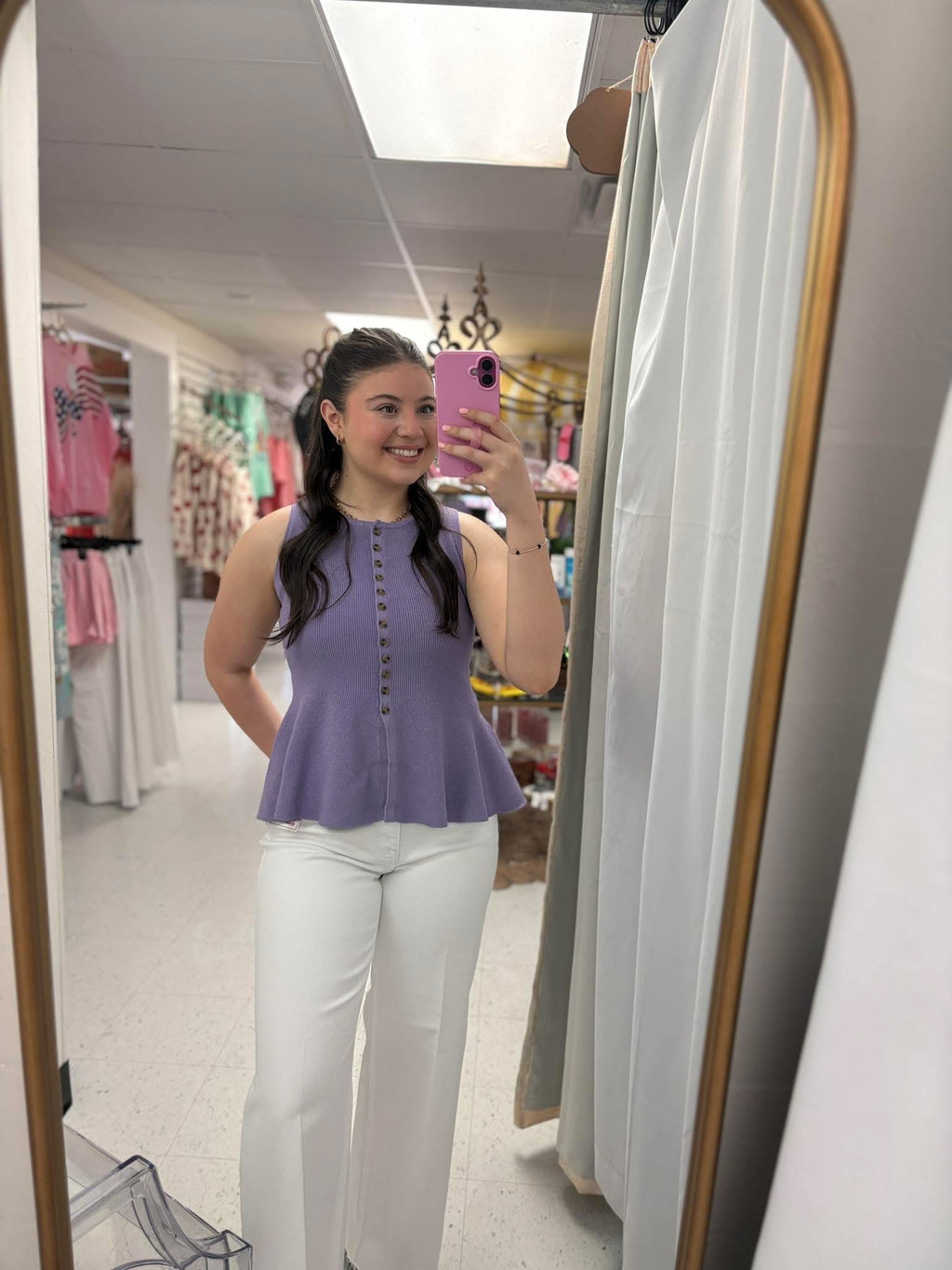 The Flirty Fit Peplum Top