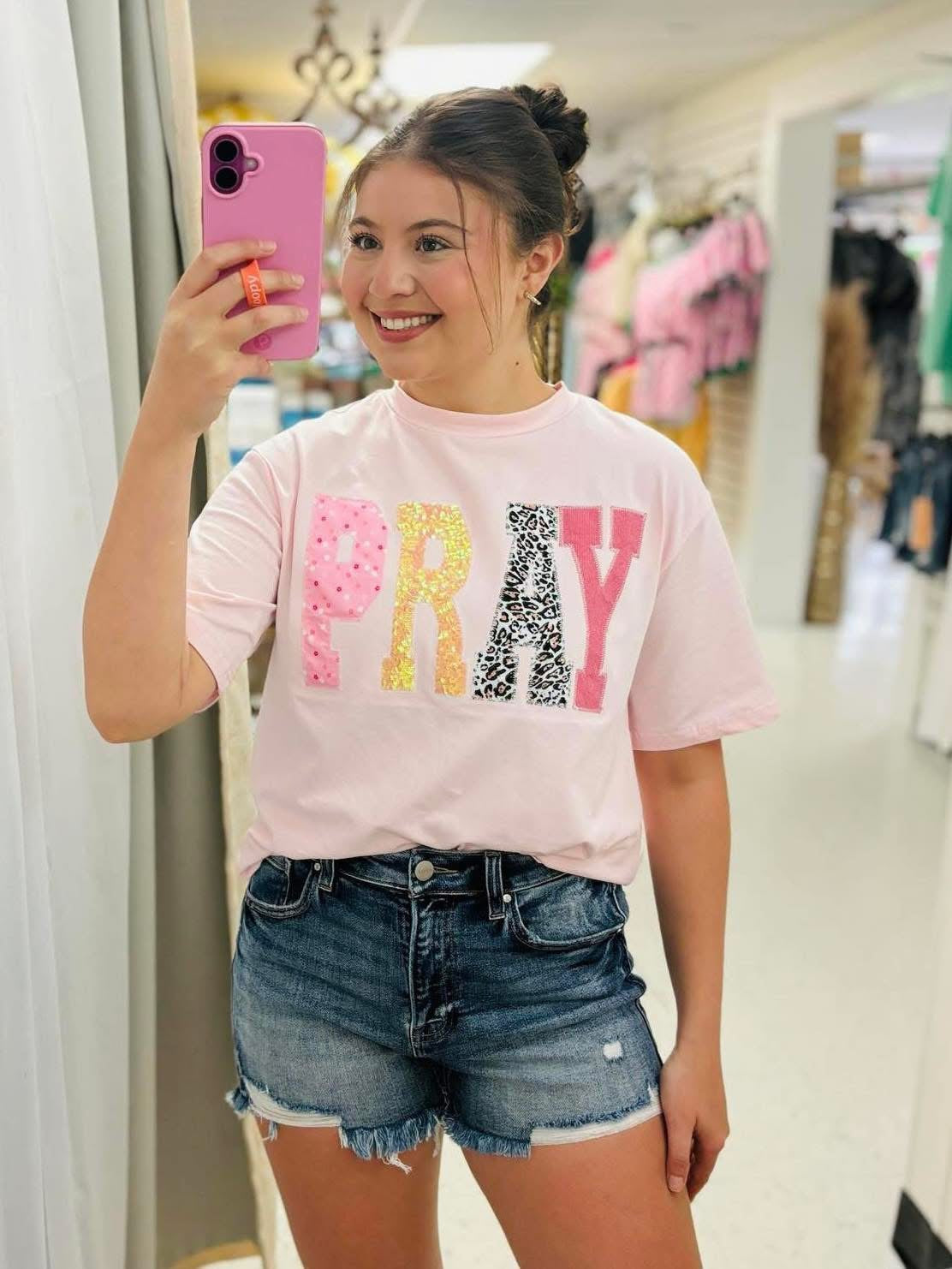 Pray, Sparkle & Slay Tee