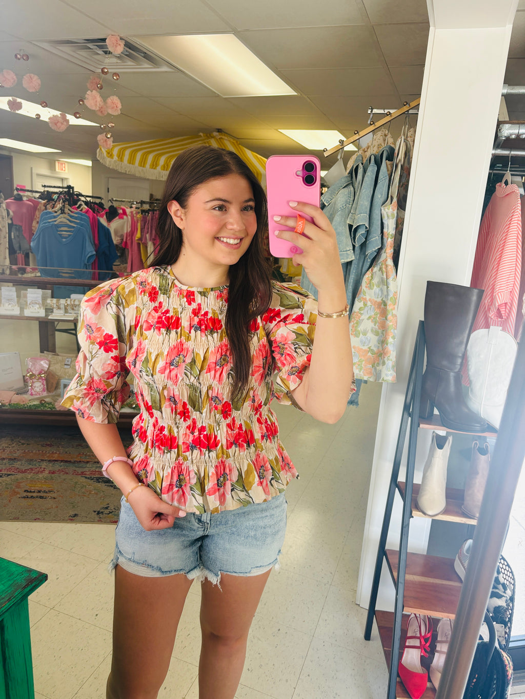 Bloom & Breeze Smocked Top