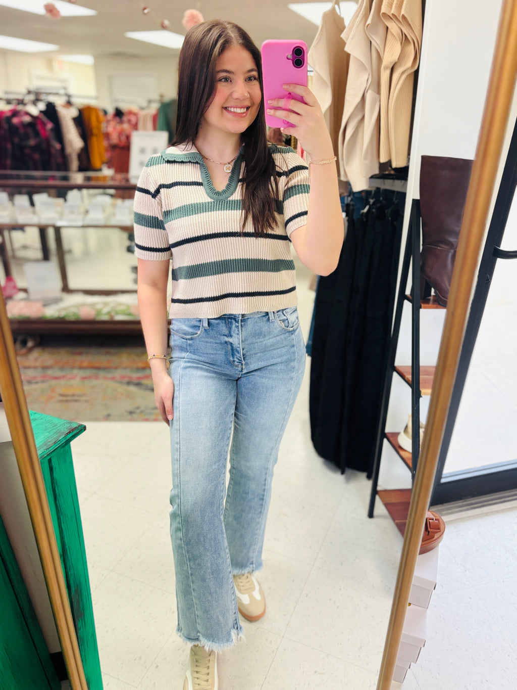 The Harbor Stripe Knit Top