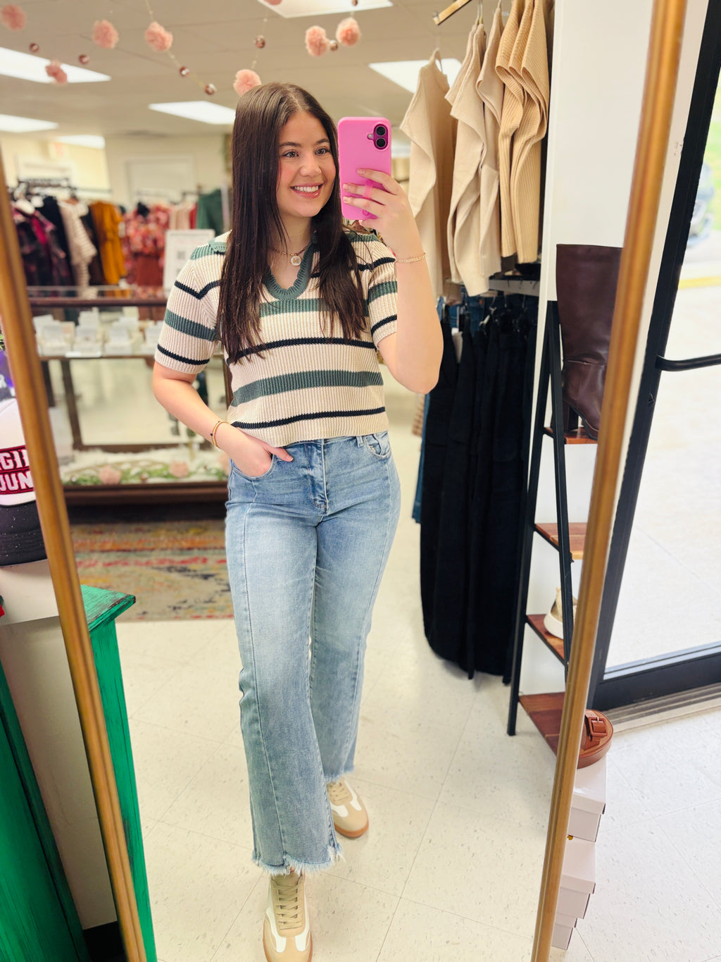 The Harbor Stripe Knit Top