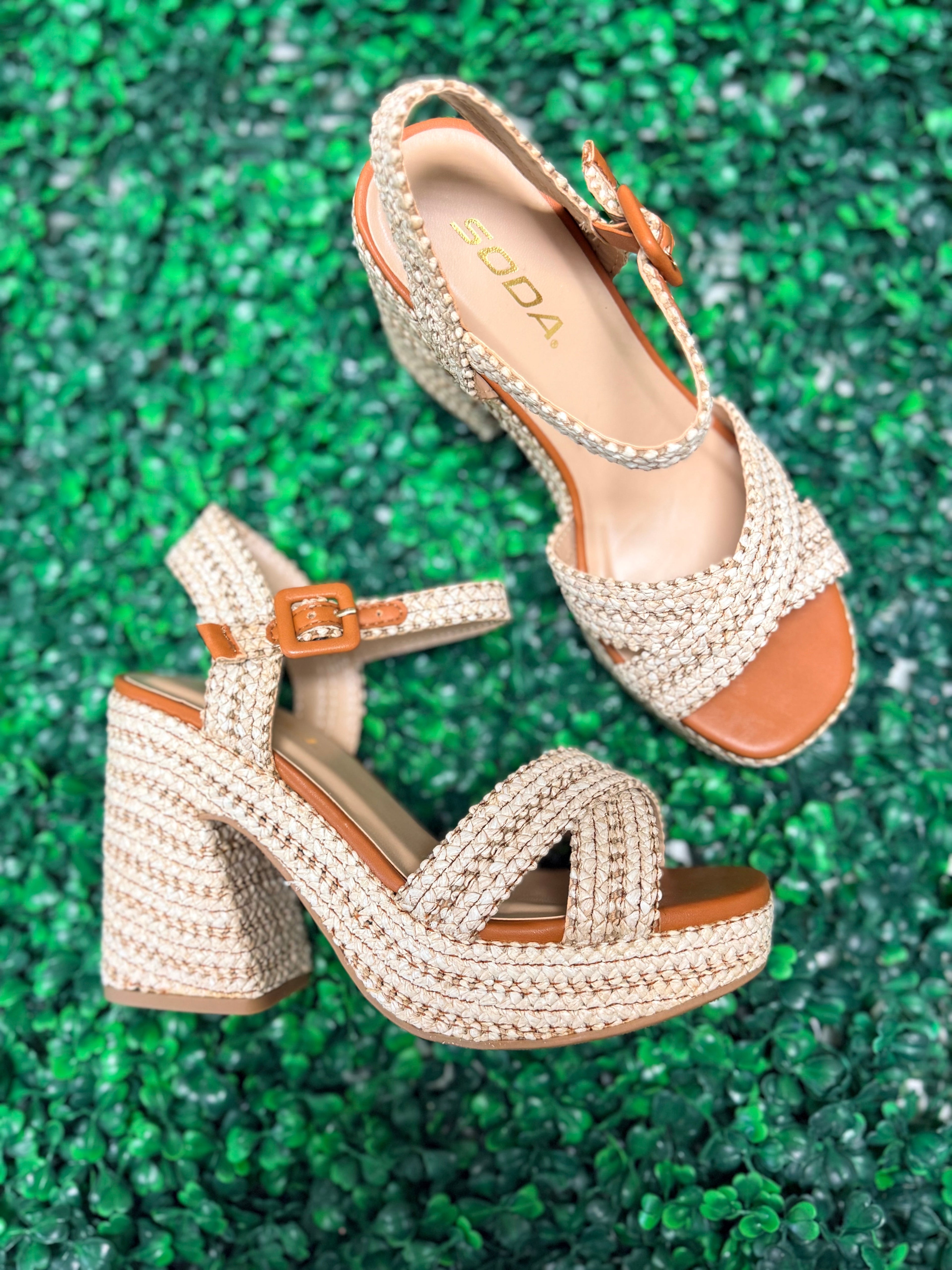 The Seaside Raffia Heel