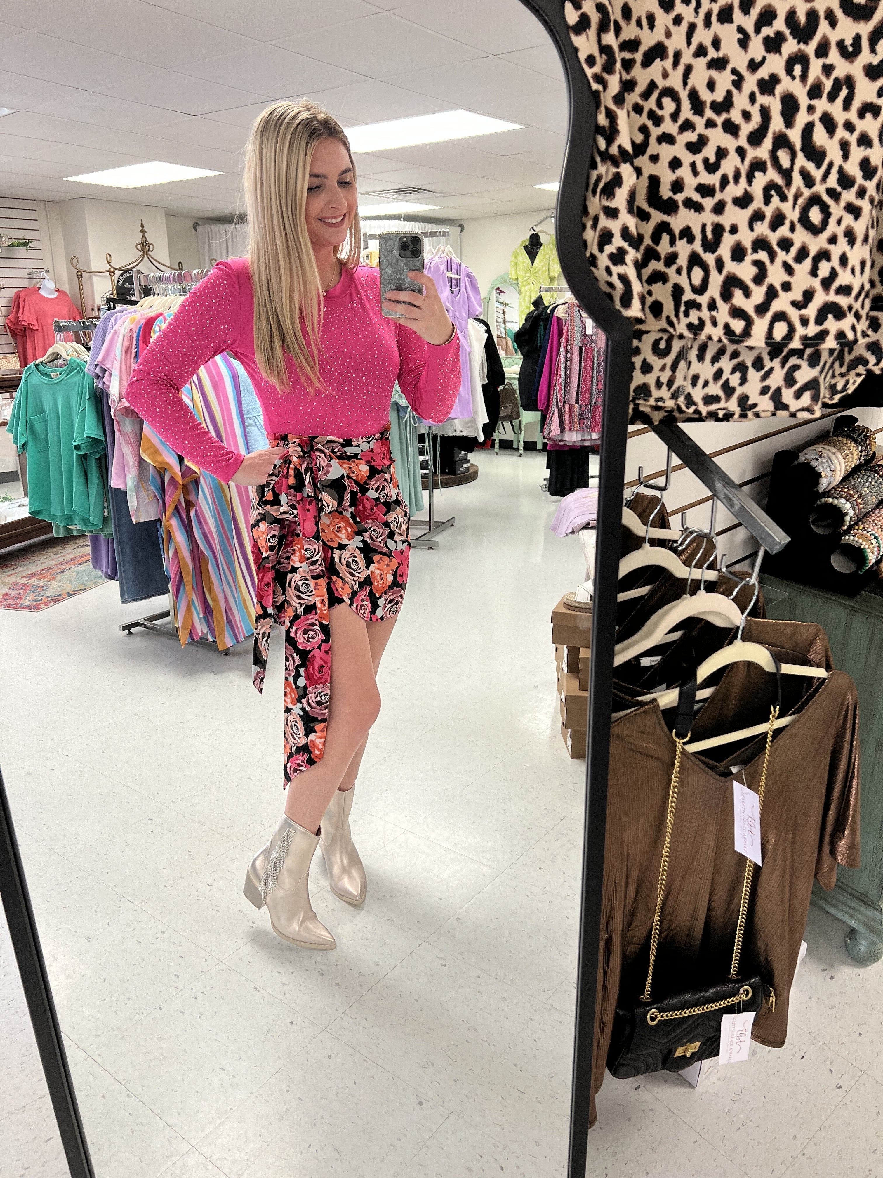 Coming for You Studded Long Sleeve Bodysuit *Final Sale*