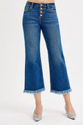 The It Girl Cropped Wide Leg Jeans