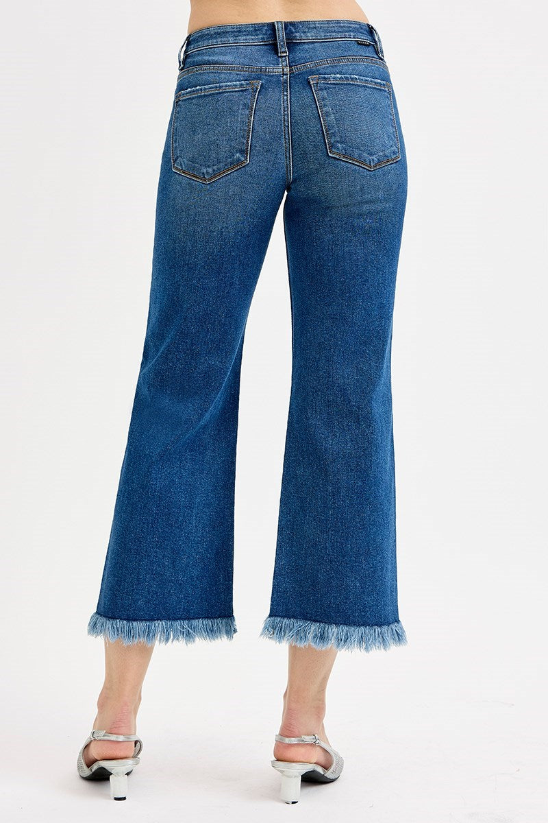 The It Girl Cropped Wide Leg Jeans