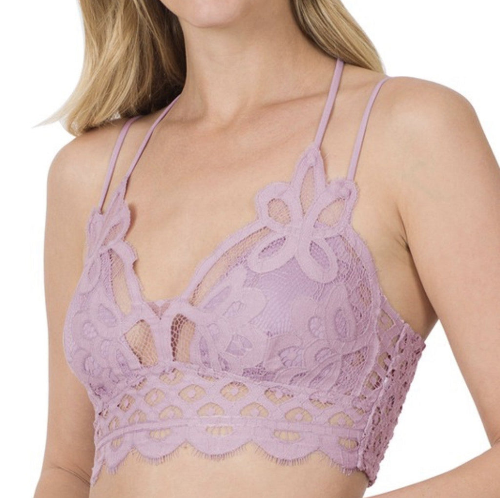 Crochet Lace Bralette *Final Sale*