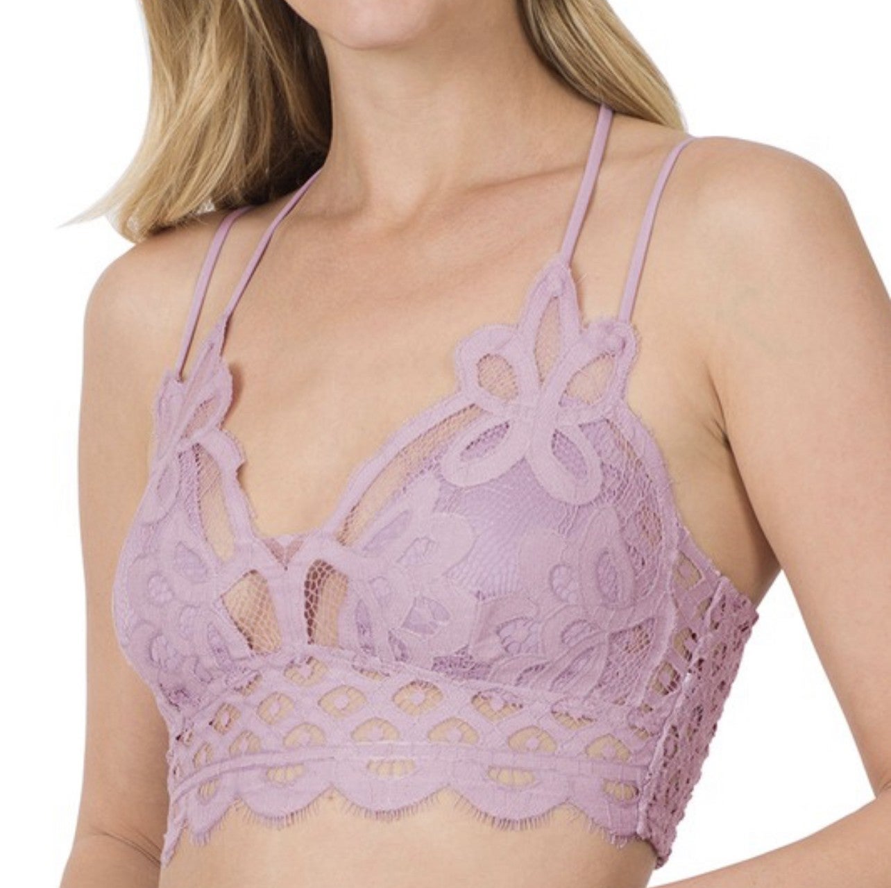 Crochet Lace Bralette *Final Sale*