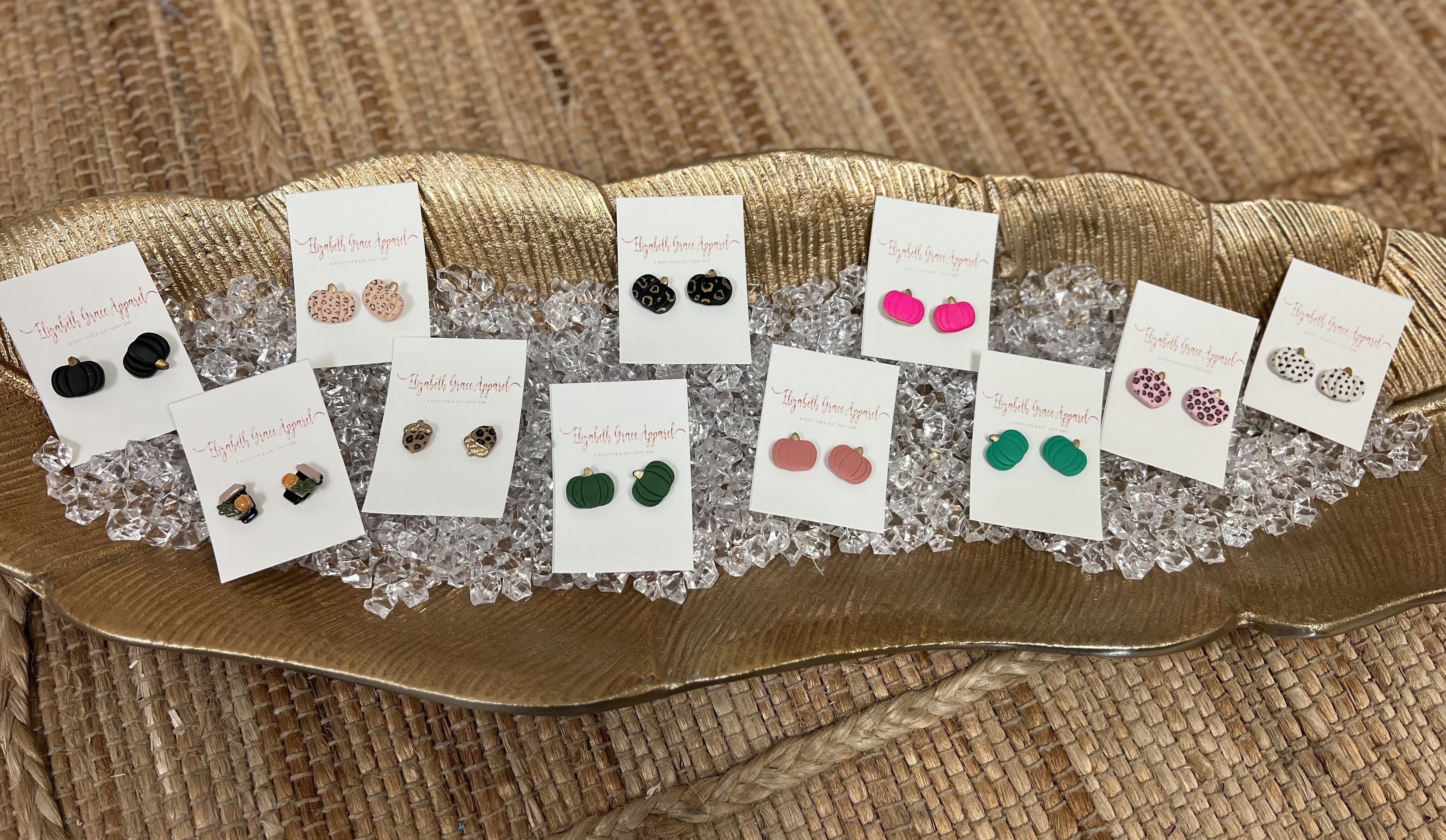 Fall Clay Earrings