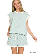 Sea Breeze Stripe Lounge Set
