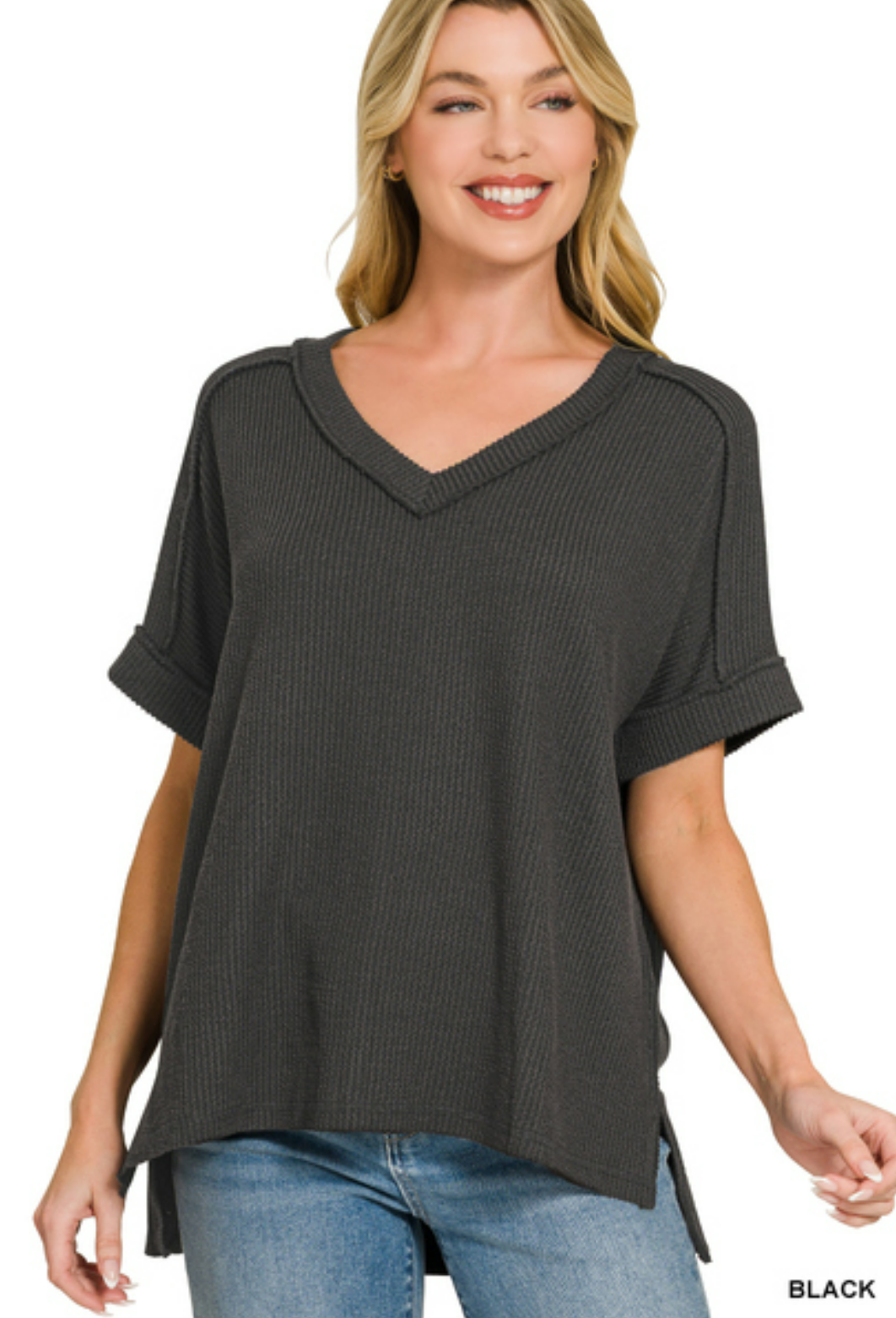 Cloud Nine V-Neck Tee