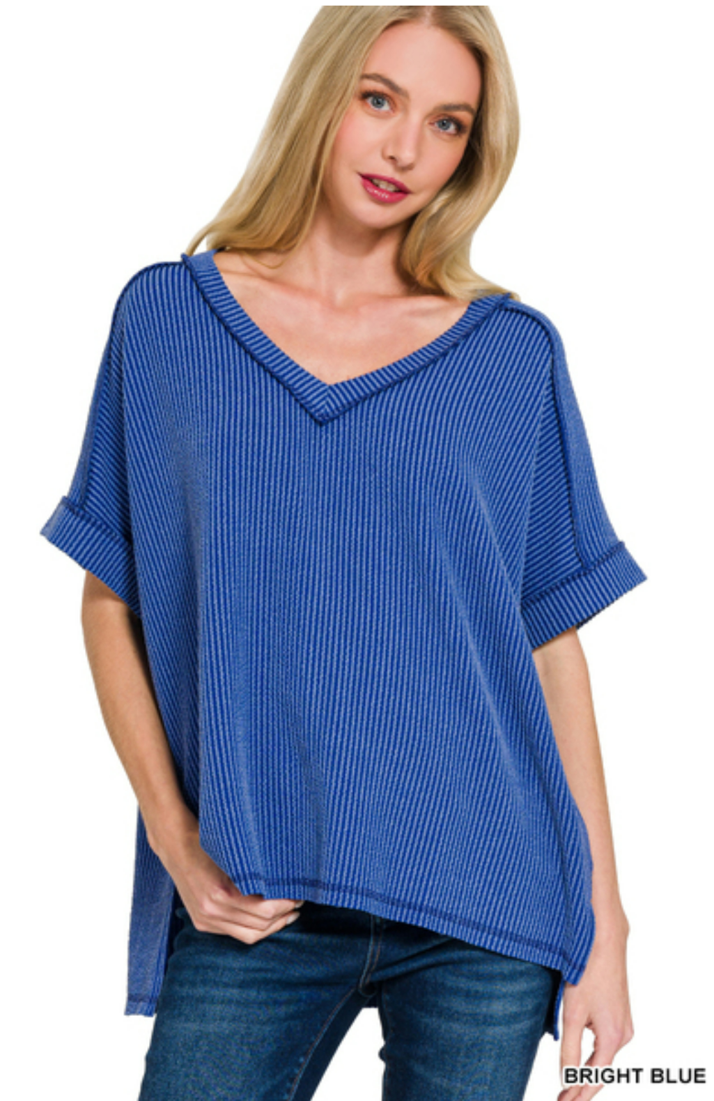Cloud Nine V-Neck Tee
